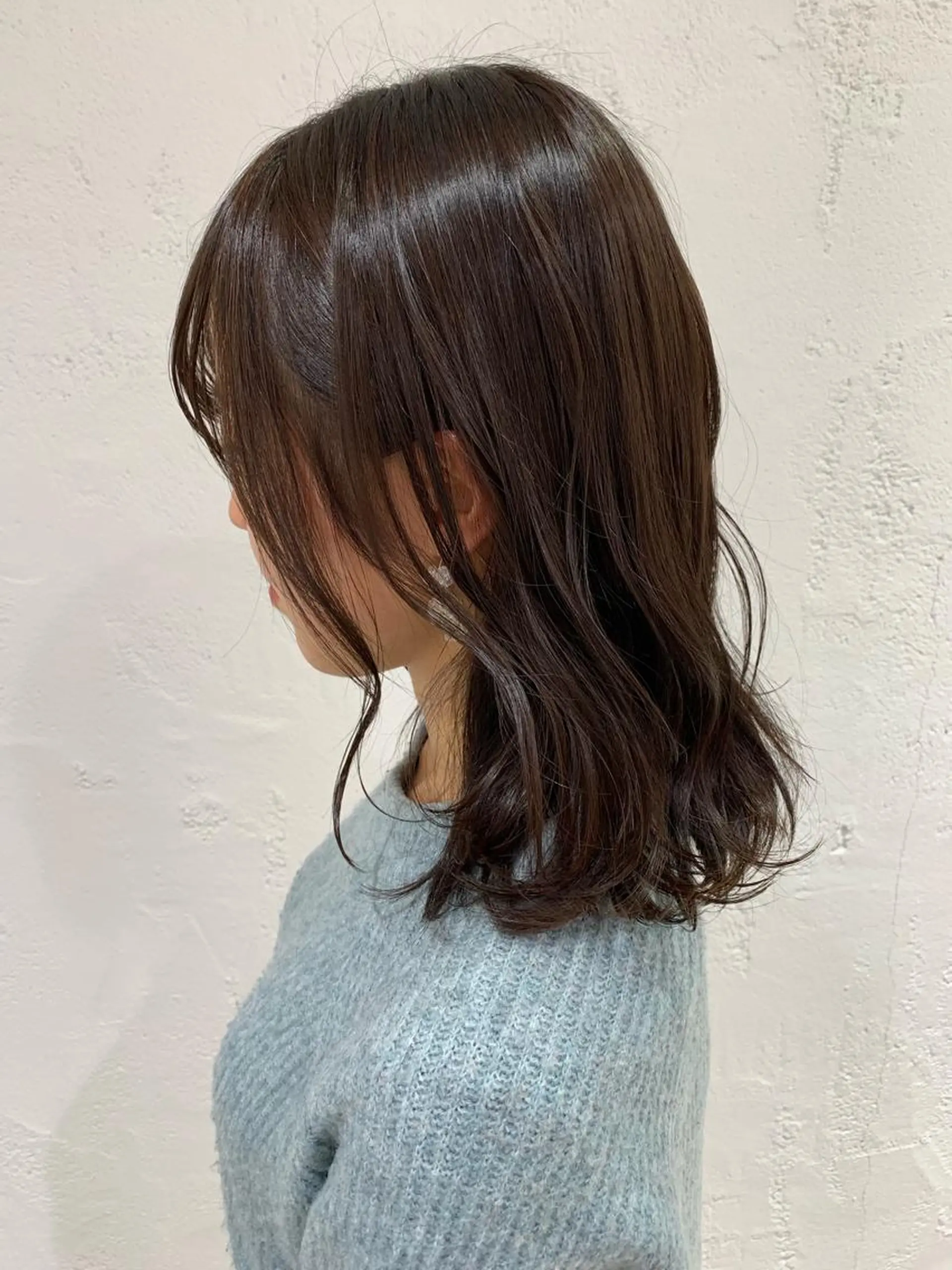 ミディアム カラー 透明感カラー 🫧透明感カラー/ ボブ/小笠原汐海🪽のヘアスタイル