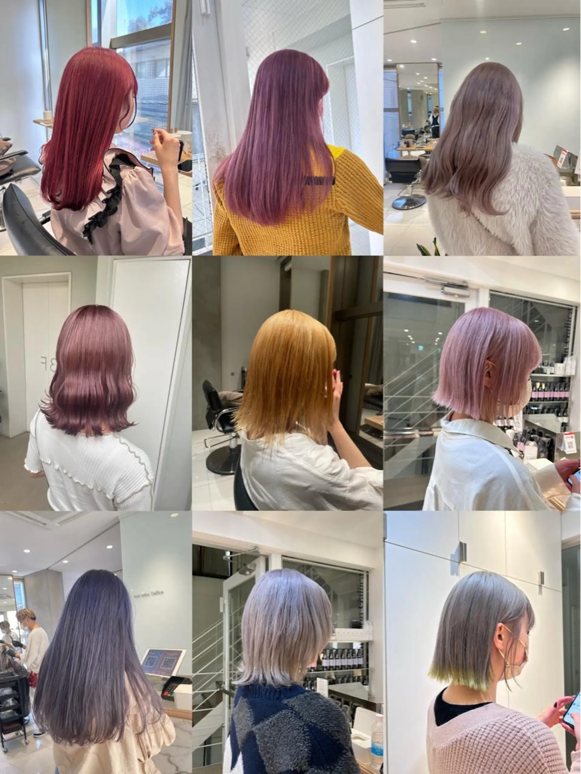 カラー デザインカラー ヘアカラー トリートメント ヘッドスパ ヘアセット miko🪽地毛風/ ハイトーン/レイヤーのヘアスタイル
