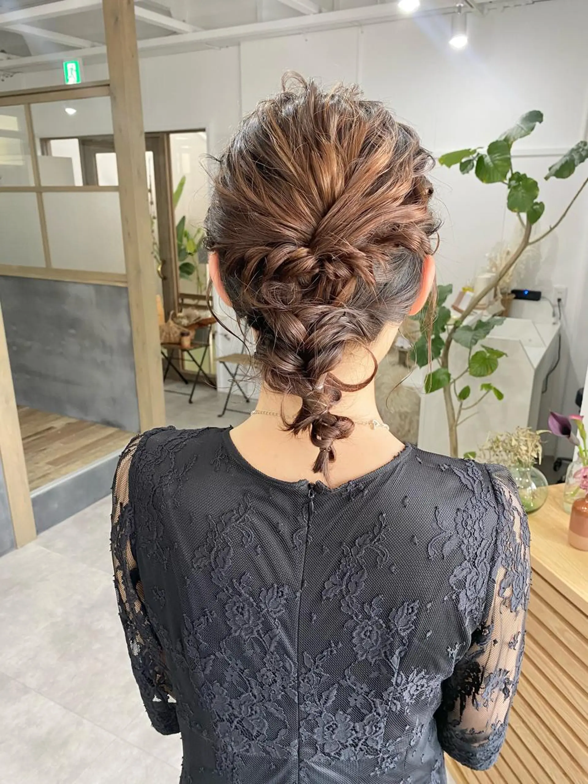 ミディアム カラー ヘアアレンジ ひなの .のその他イメージ