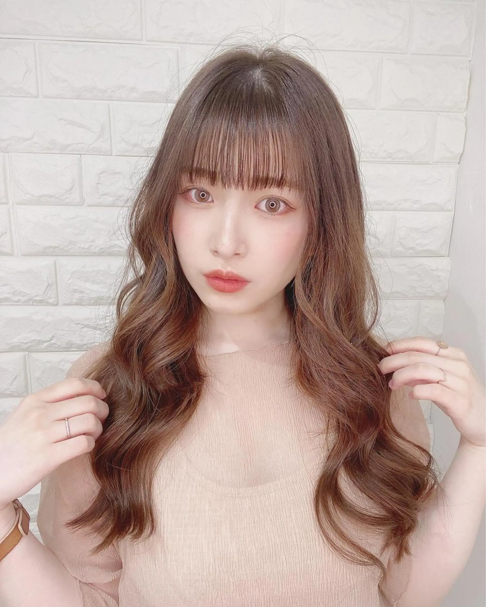 ロング プルエクステ エクステ ヘアカラー エクステ プルエクステ 代表 松本のヘアスタイル