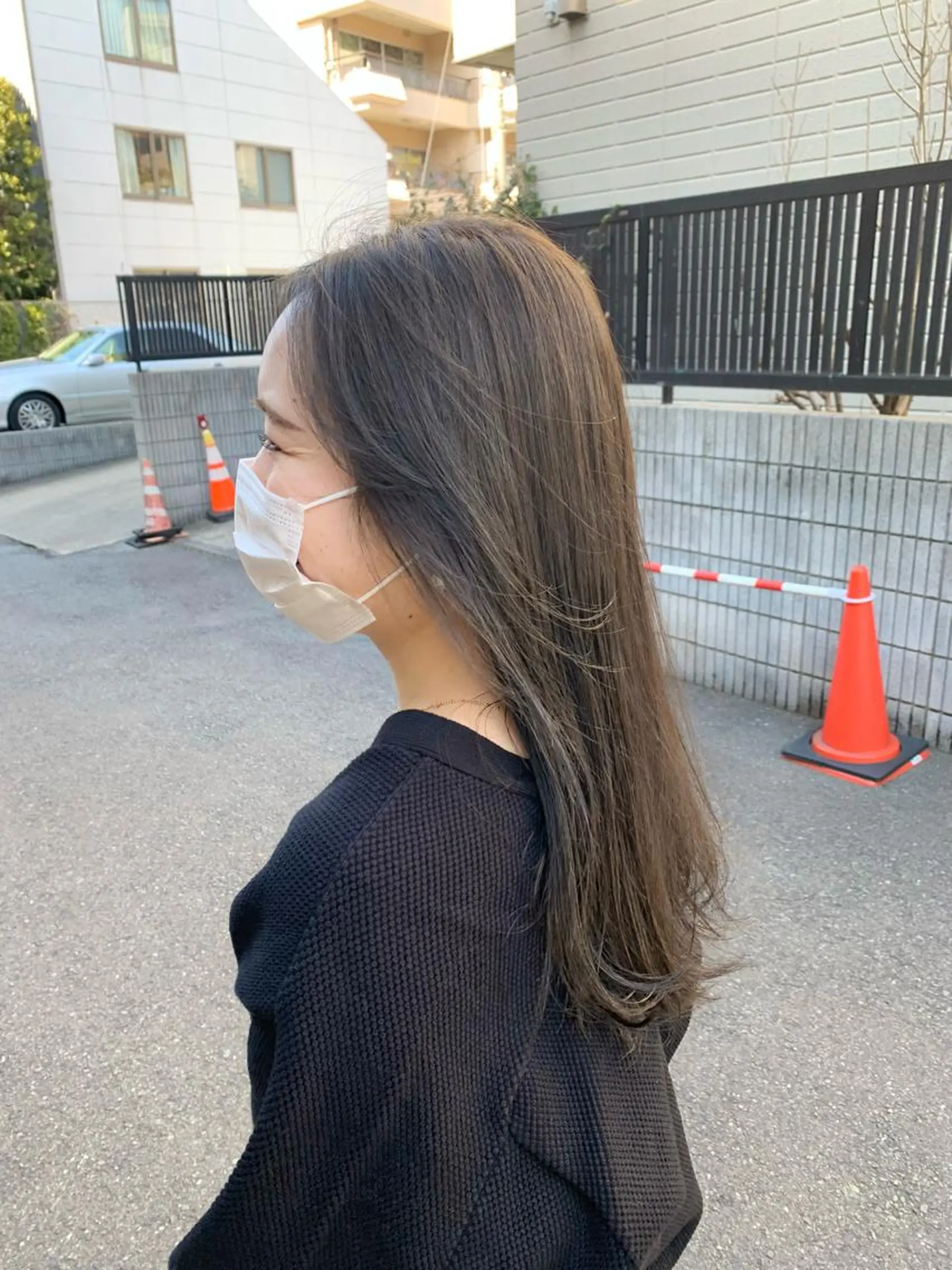 カラー グレージュ オリーブグレージュ オリーブグレー チバ タクミのヘアスタイル