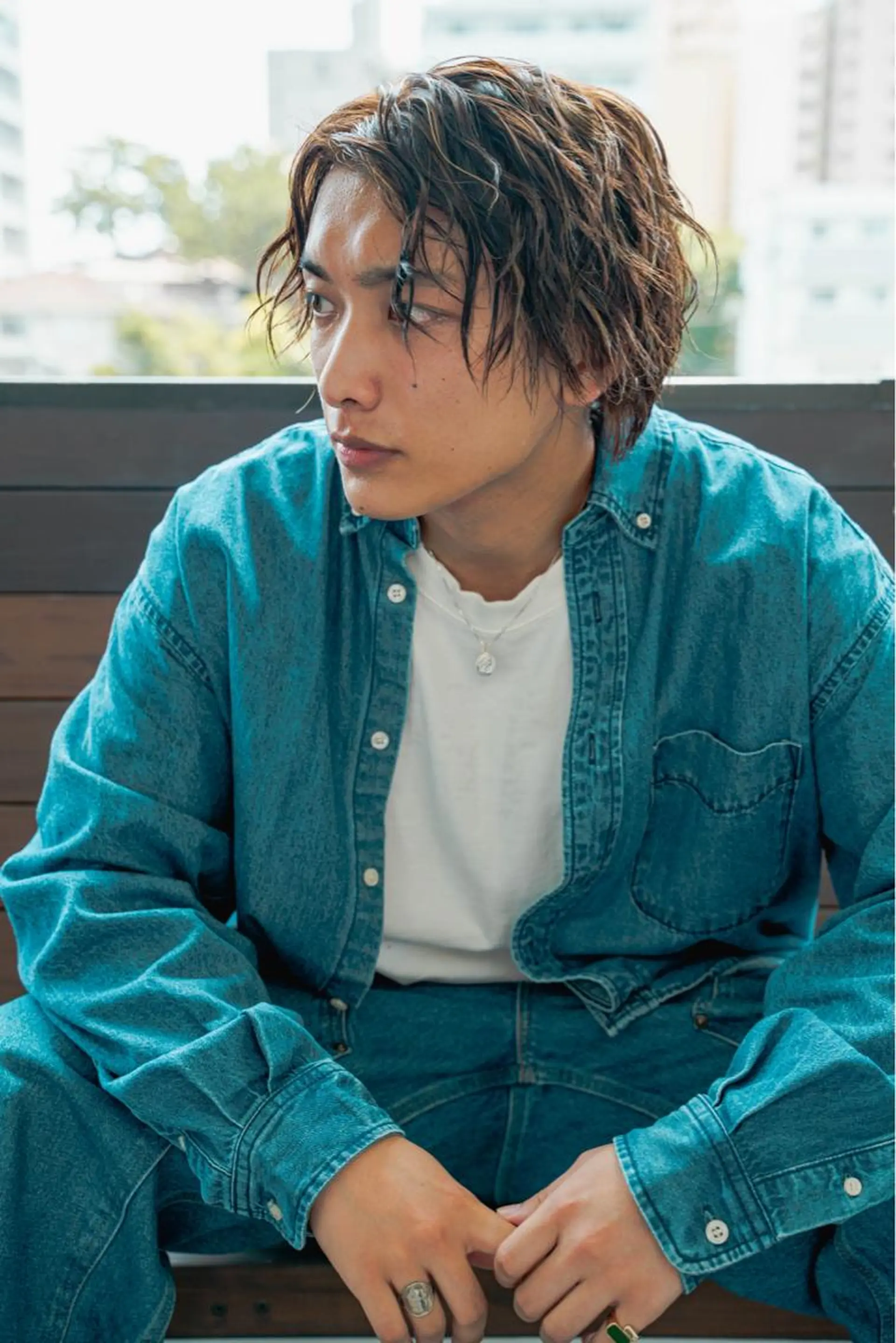 メンズ 柳下 涼のヘアスタイル