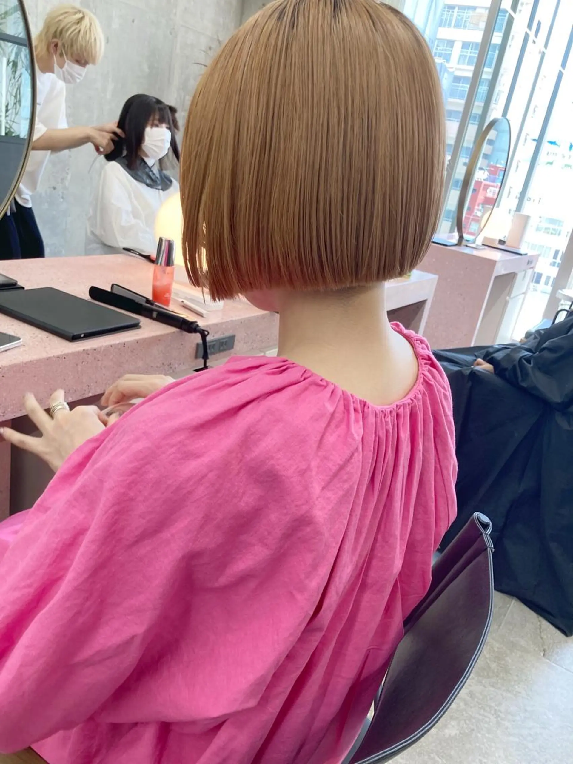 ミディアム ボブ カット トリートメント 小木曽智美 /ボブ/ショートのヘアスタイル