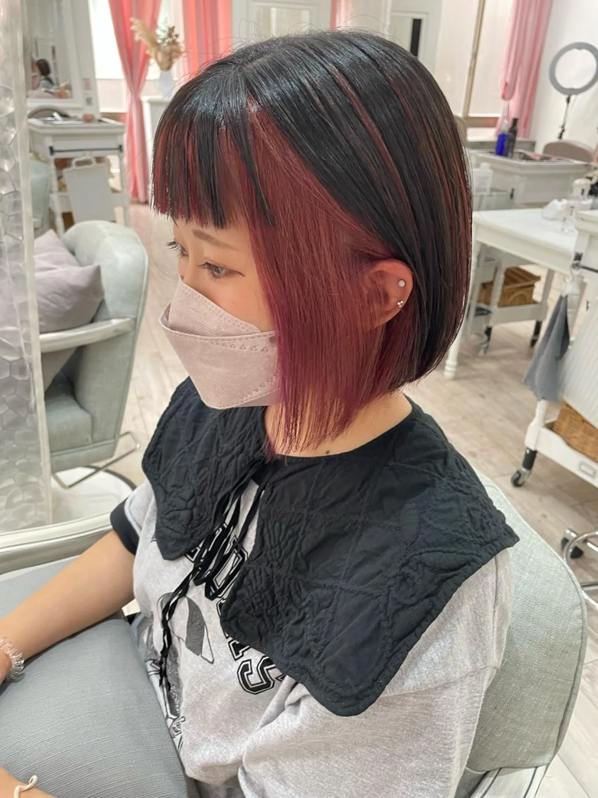 ミディアム カラー miyu /大阪美容室のヘアスタイル