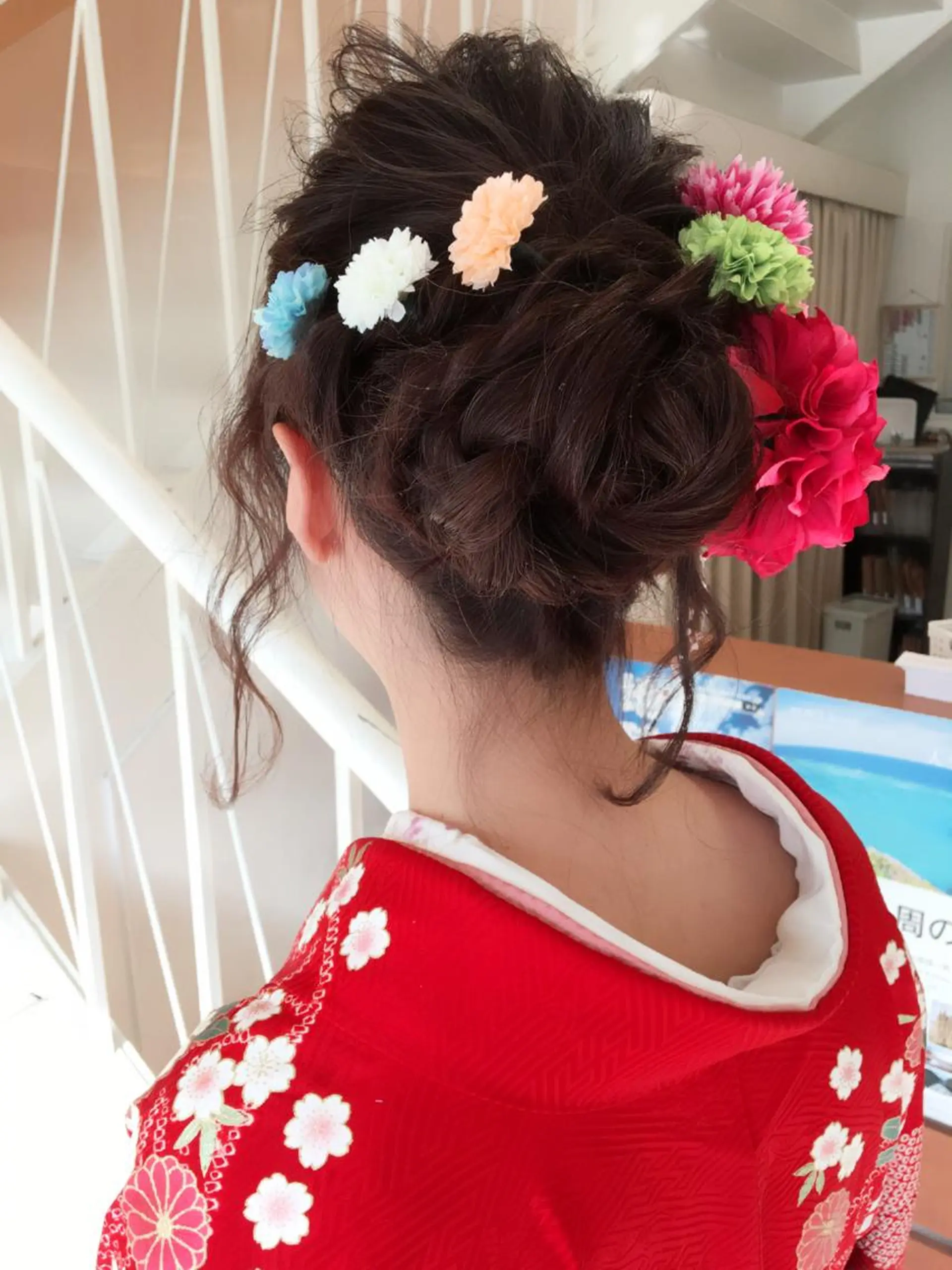 セミロング ヘアアレンジ mai /Lita中央橋のヘアスタイル