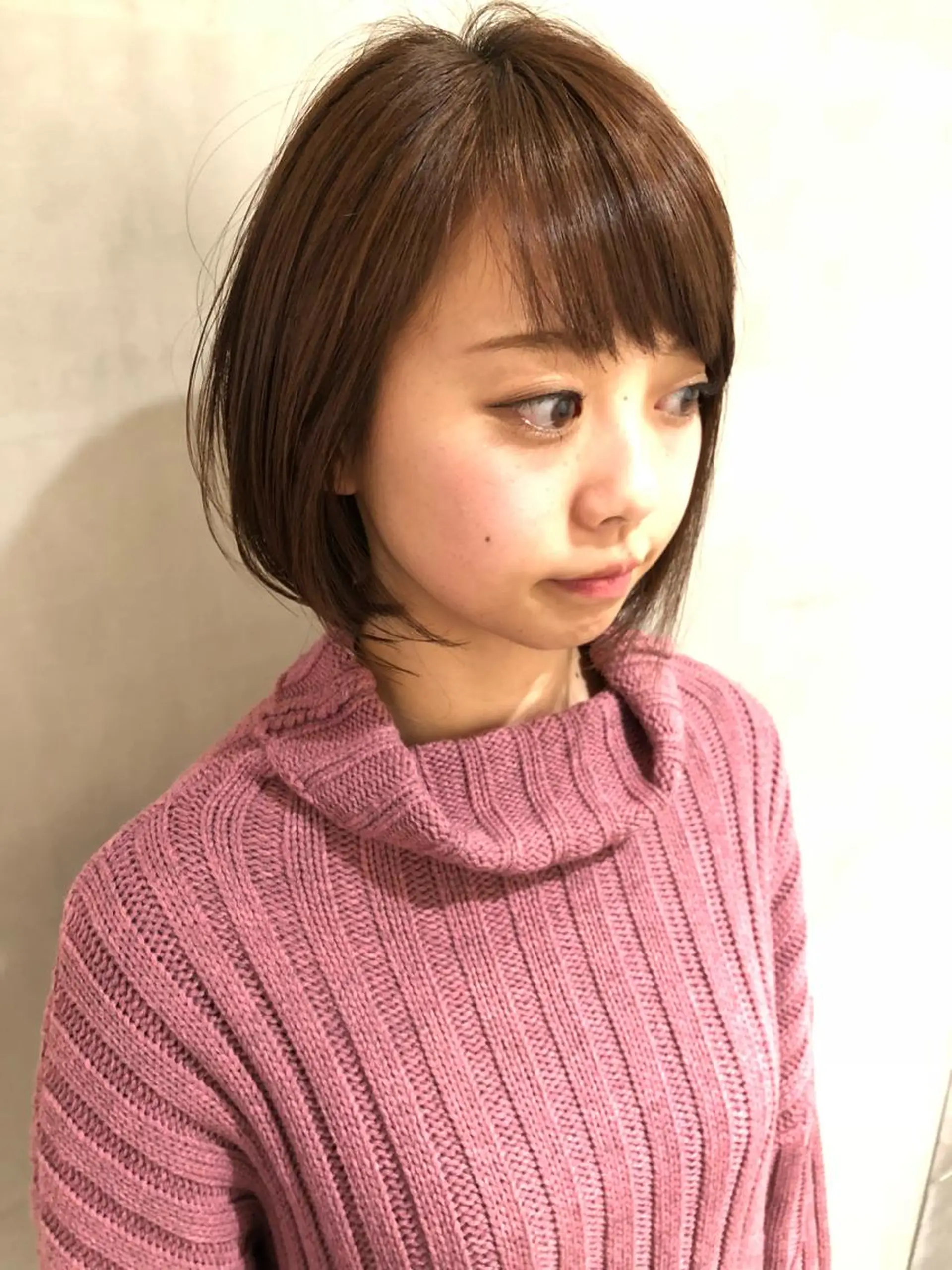 ショート カラー ボブ カット ヘアカラー トリートメント 大西 直人のヘアスタイル