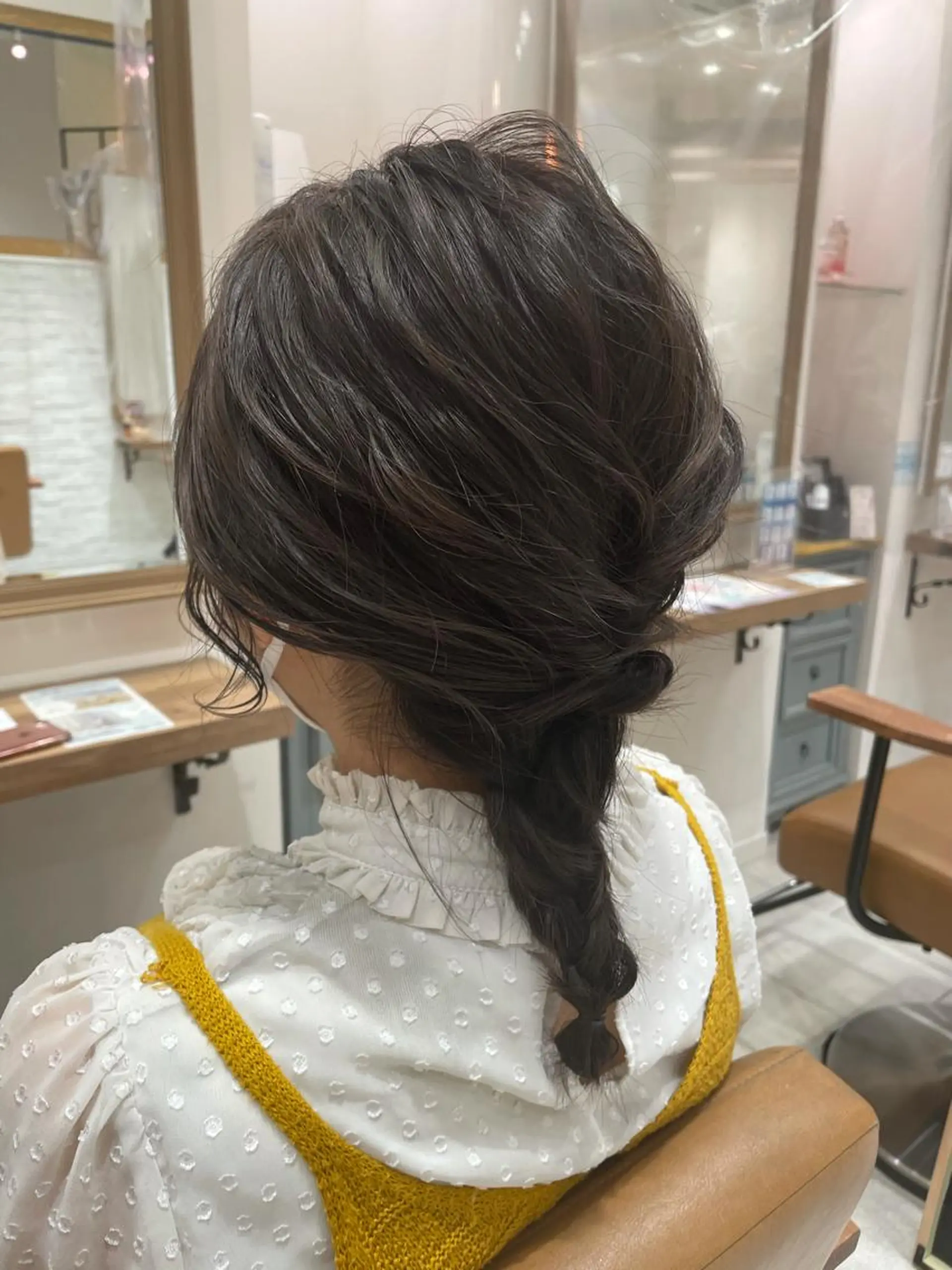 セミロング 韓国風パーマ/ヘア セット/店長みづきのヘアスタイル