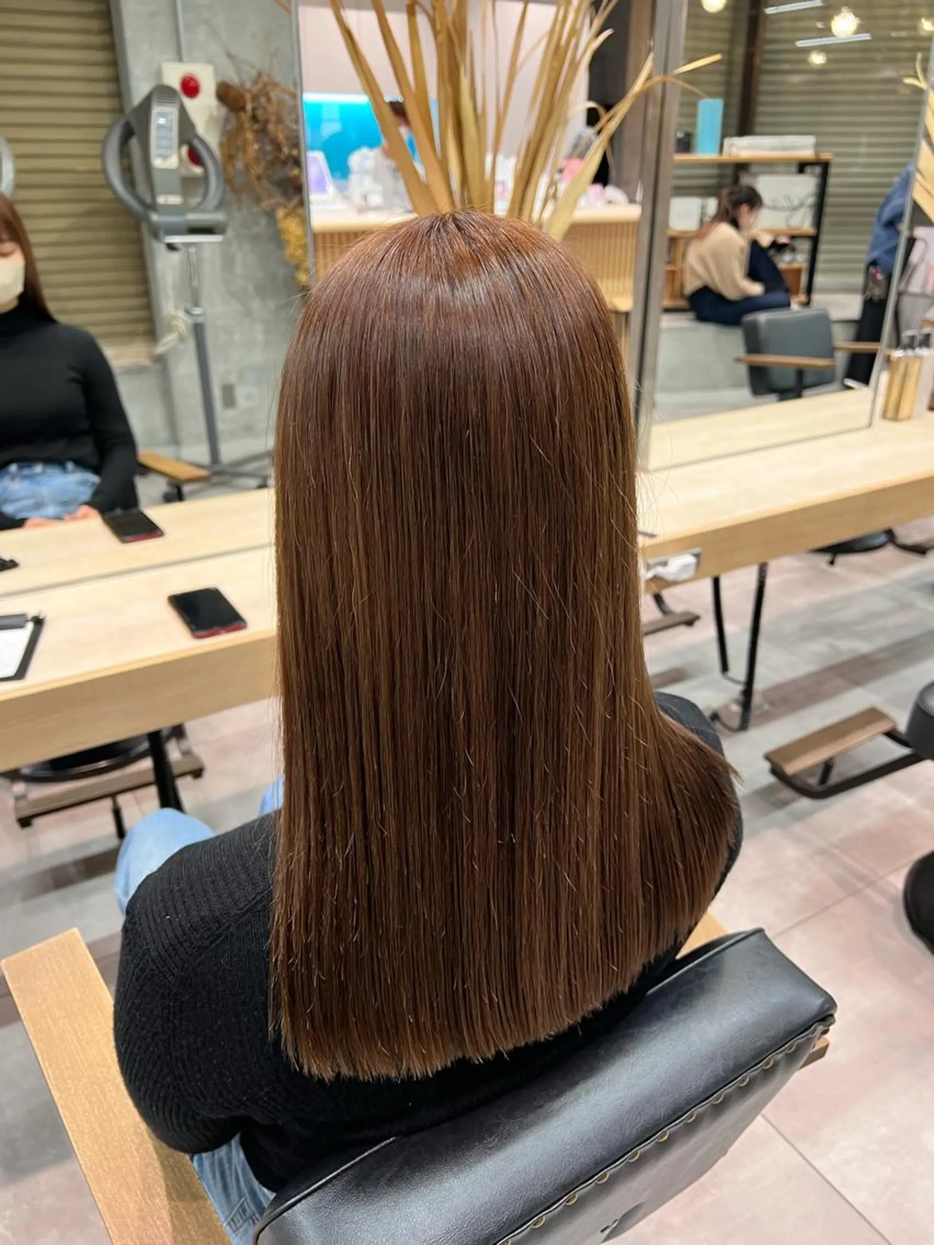 セミロング カラー ヘアカラー トリートメント 🌞レイヤー×カラー 前川那津美🌞のヘアスタイル