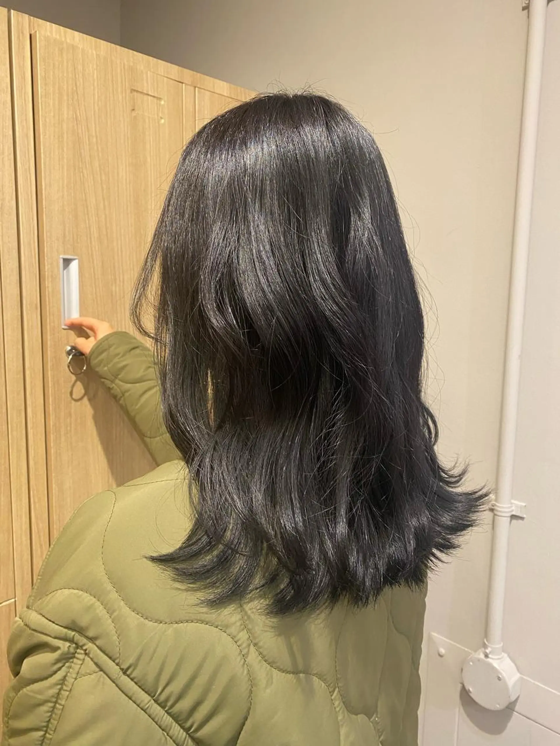 カラー 透明感カラー グレージュ 縮毛矯正 高発色ブリーチ/ ハイレイヤー🪽aiのヘアスタイル