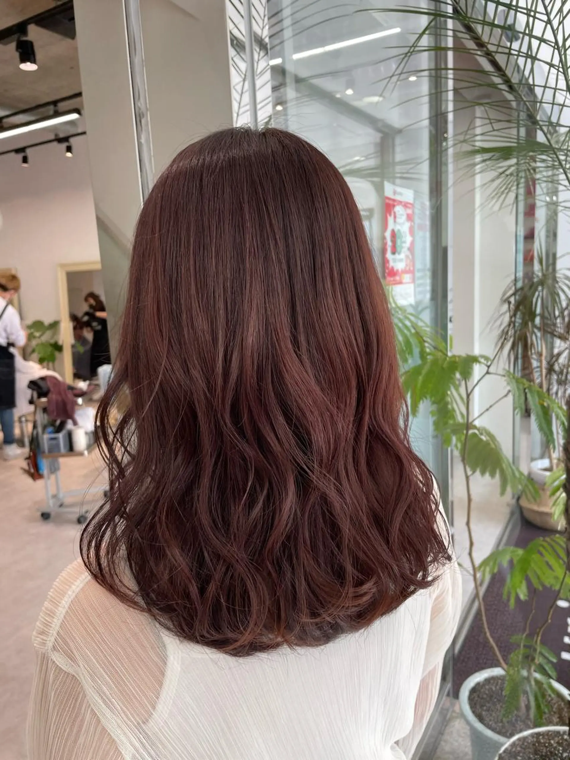 ミディアム カラー これた🧸ヘアメ職人 ♡髪質改善♡カラーのヘアスタイル