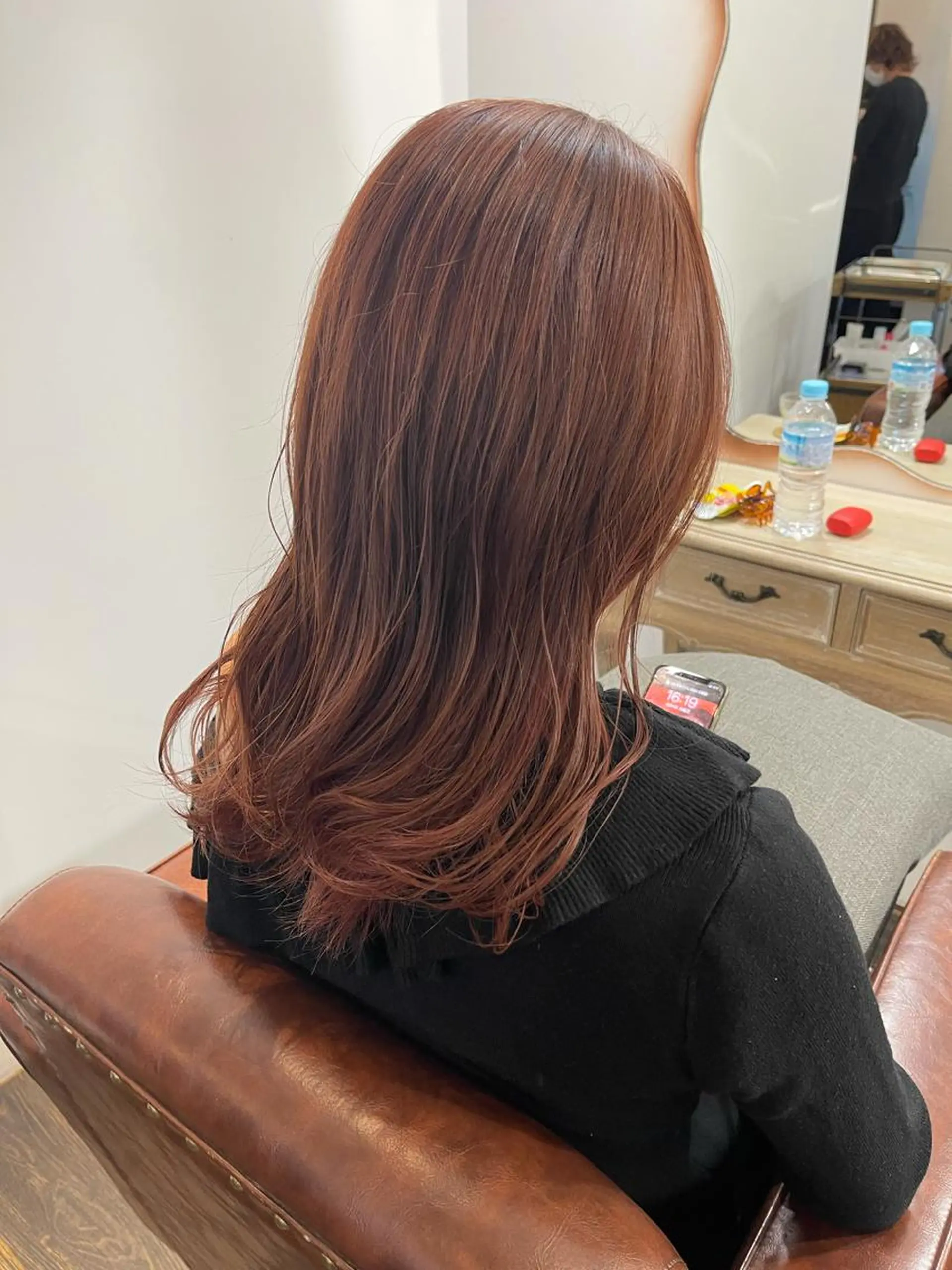 カラー ハイライトカラー ピンクカラー 齋藤 拓麻のヘアスタイル