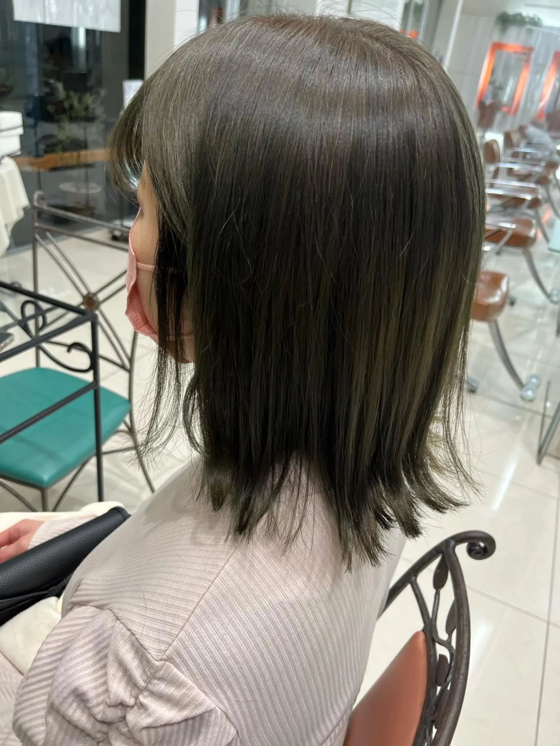 ミディアム カラー 下四日市 翠のヘアスタイル