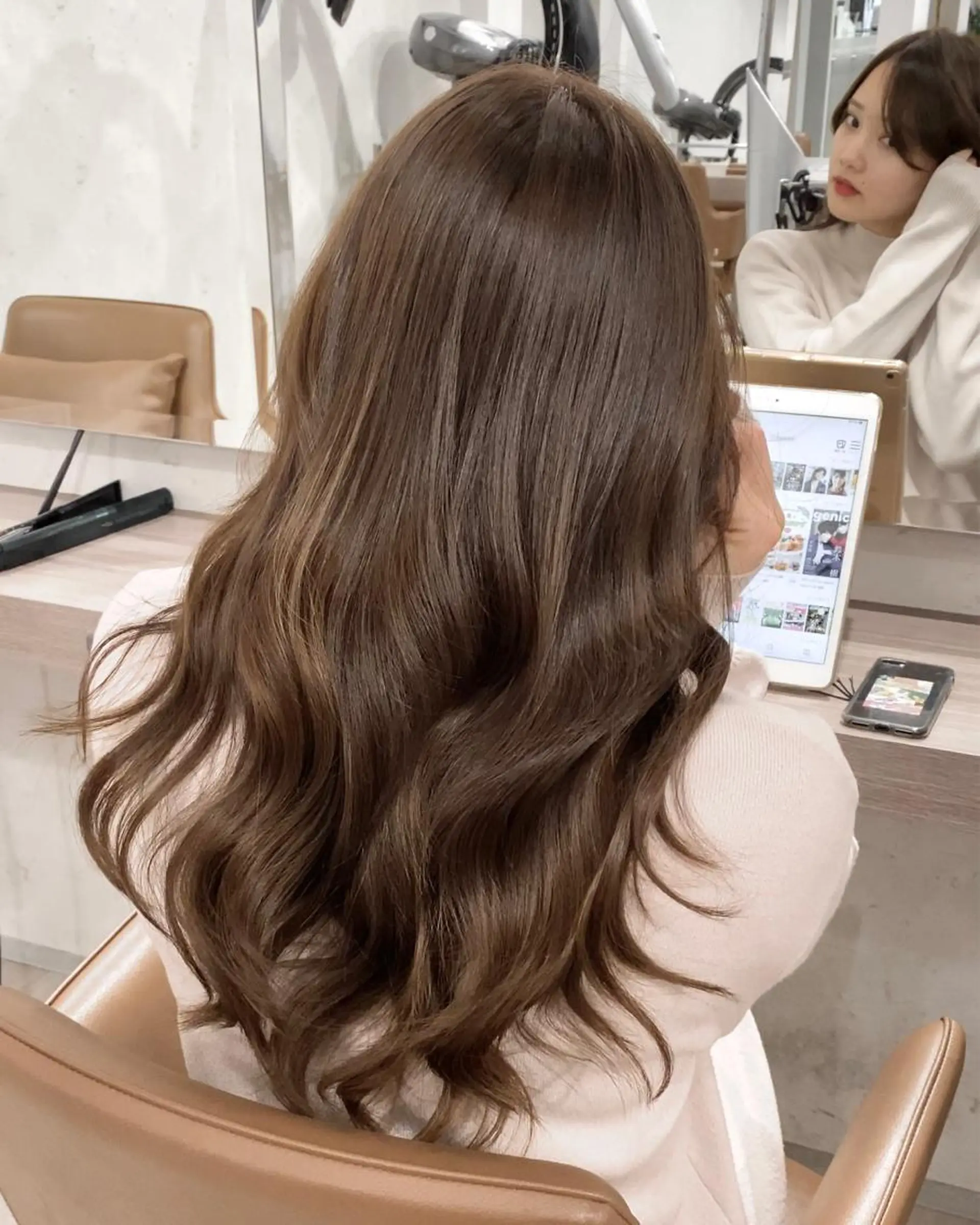 ロング ハイライト 【美髪矯正特化】 ズケヤマのヘアスタイル