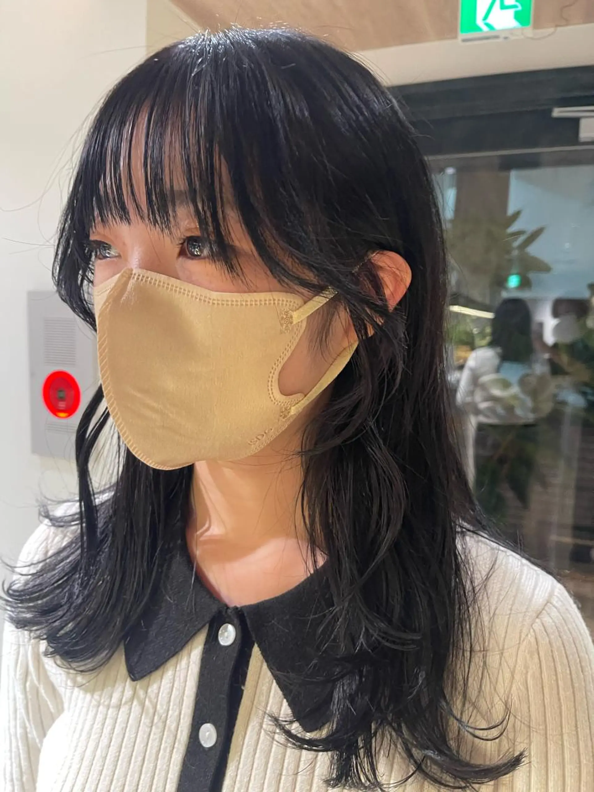 ミディアム 韓国風ヘア 永田 優希のヘアスタイル