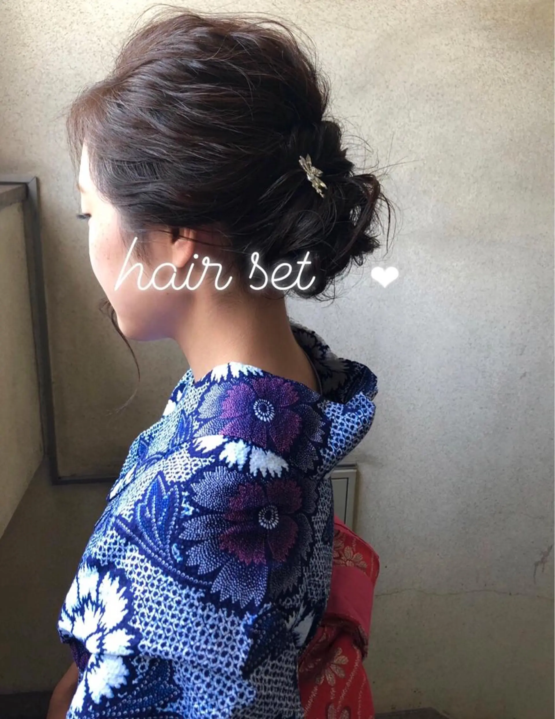 セミロング カラー ヘアアレンジ マンツーマン半個室 tamuraのヘアスタイル
