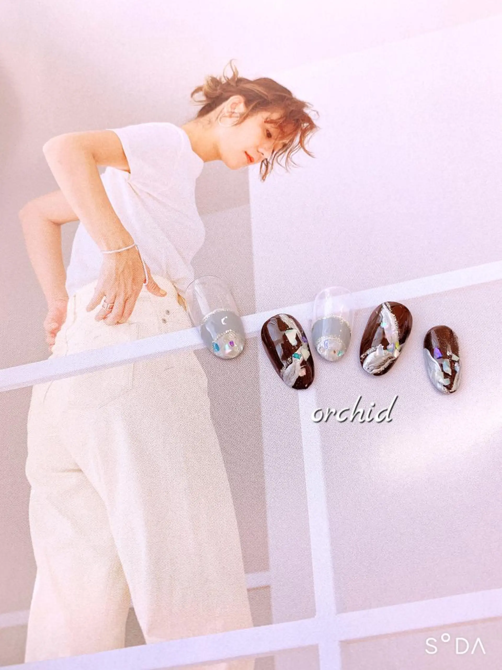 ネイル orchid ♡オーキッドのネイルデザイン