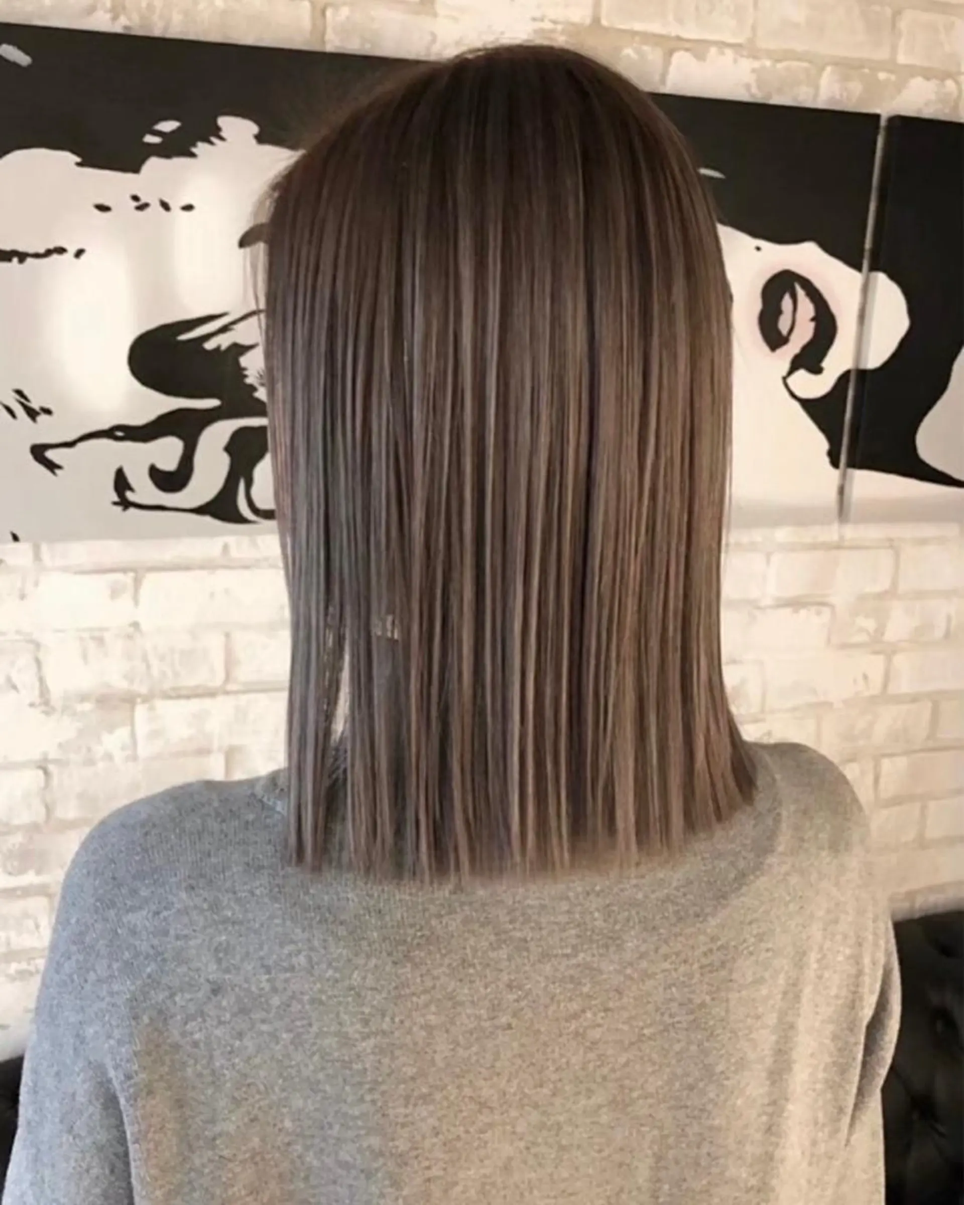 ミディアム カラー ミディアムパーマ アディクシーカラー バレイヤージュ ベージュカラー ブリーチ 髪質改善・艶髪特化 木村侑平のヘアスタイル