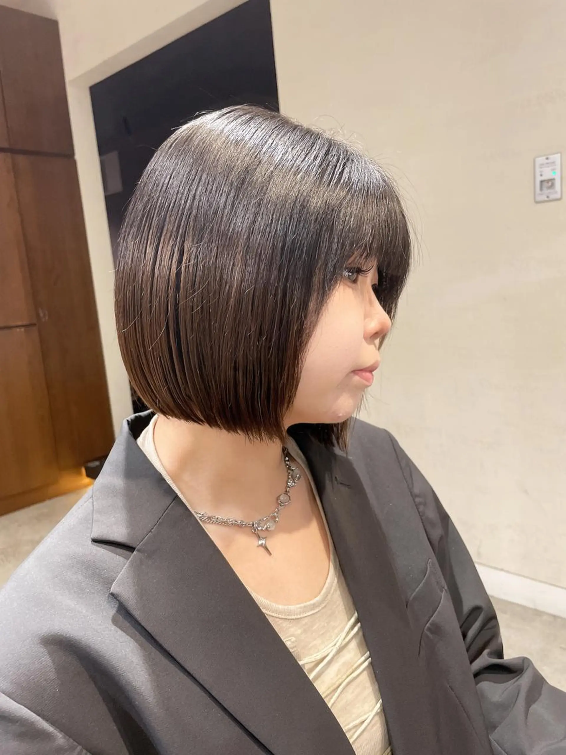 ショート ボブ くせ毛 ウルフカット/ ハッシュカット/山路のヘアスタイル