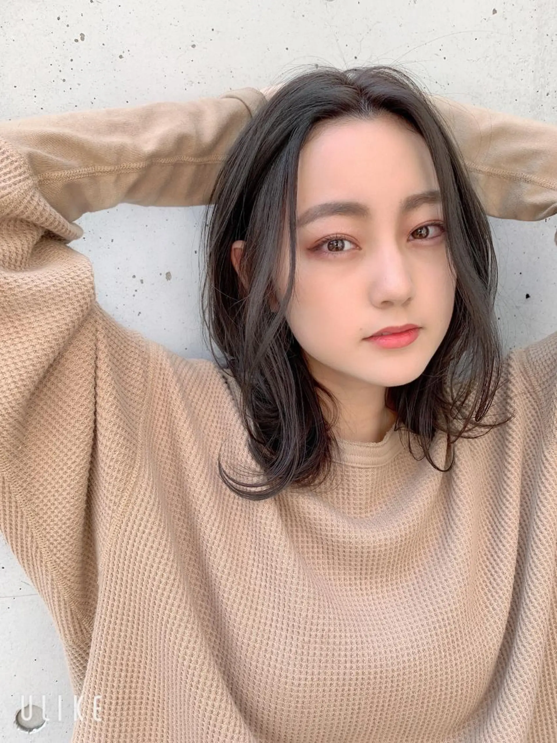 ミディアム カラー 寺山 佳貴のヘアスタイル