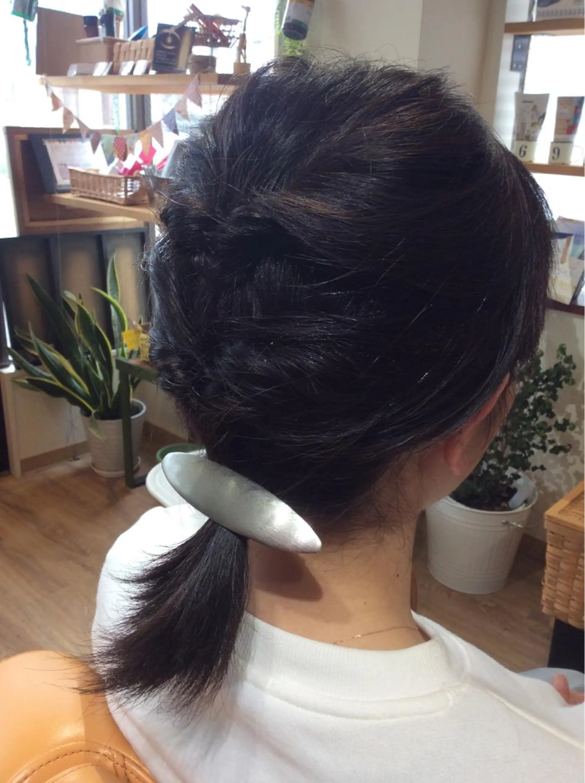 ミディアム カラー ヘアアレンジ カット 瀬田 幸代のヘアスタイル