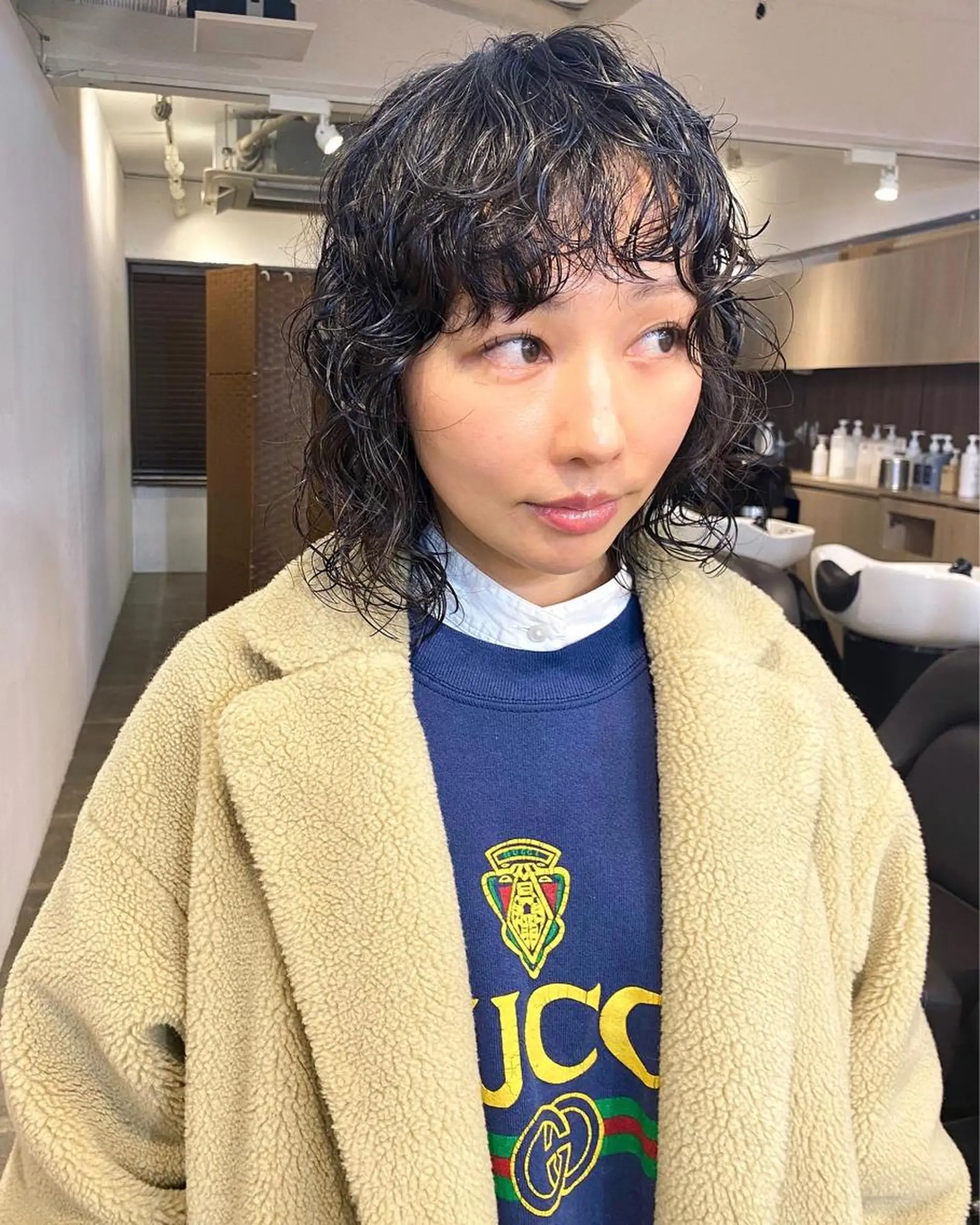 ミディアム レイヤー/パーマ /ウルフ/nabeのヘアスタイル