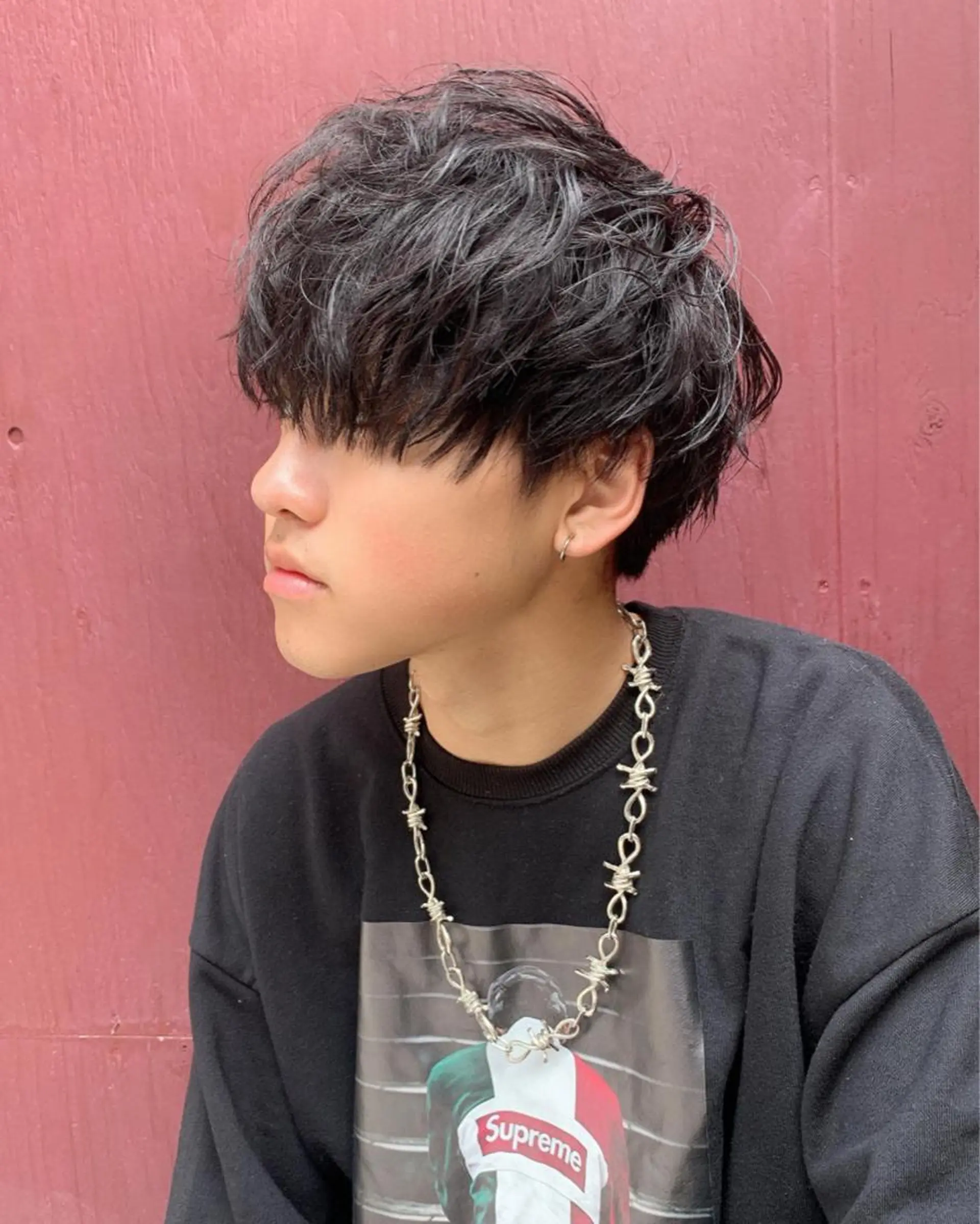 ショート カラー パーマ メンズ メンズ特化👨 細谷碧海のヘアスタイル