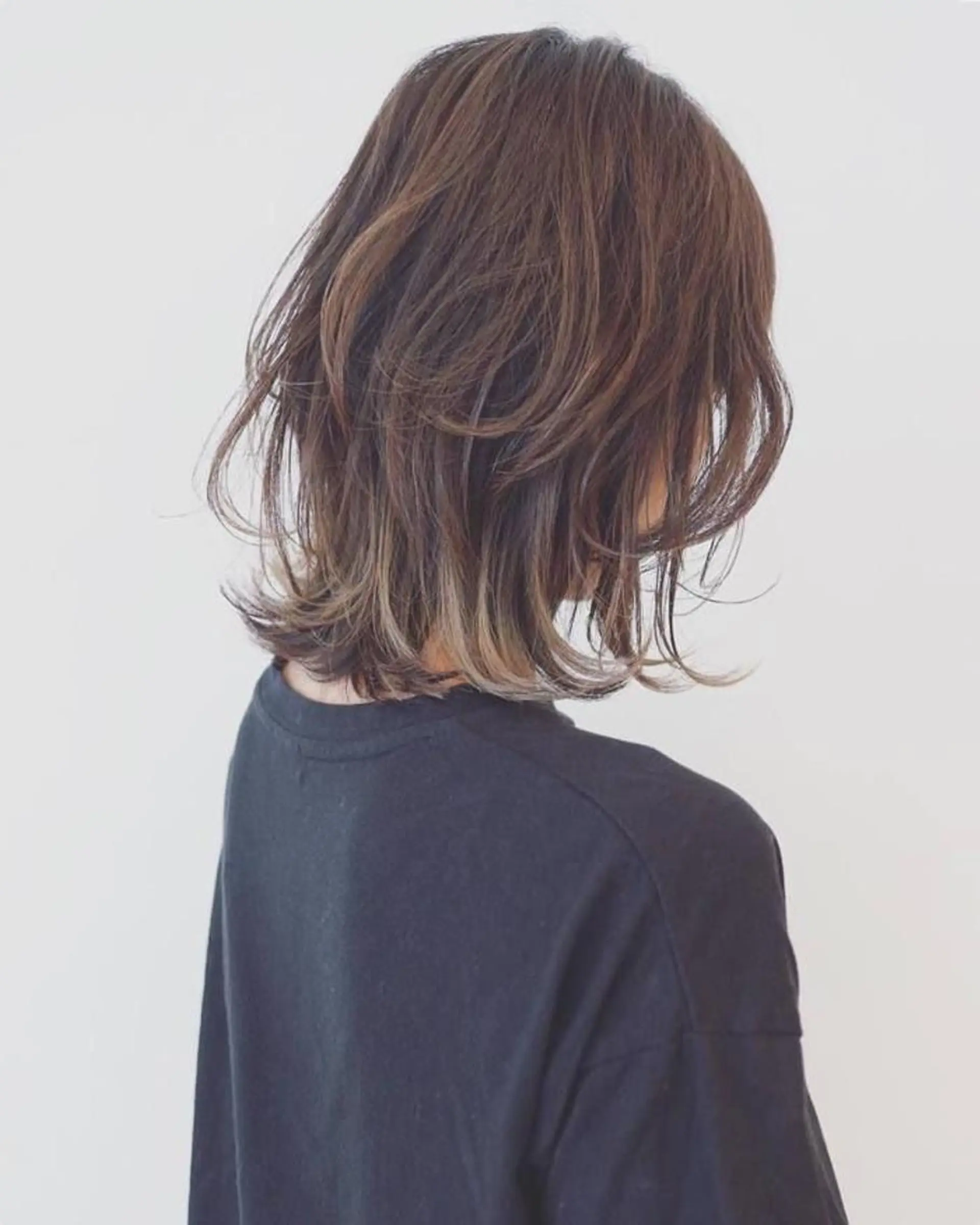 ミディアム カラー パーマ ヘアアレンジ 【公式】amble luxe池袋東口🩷のヘアスタイル