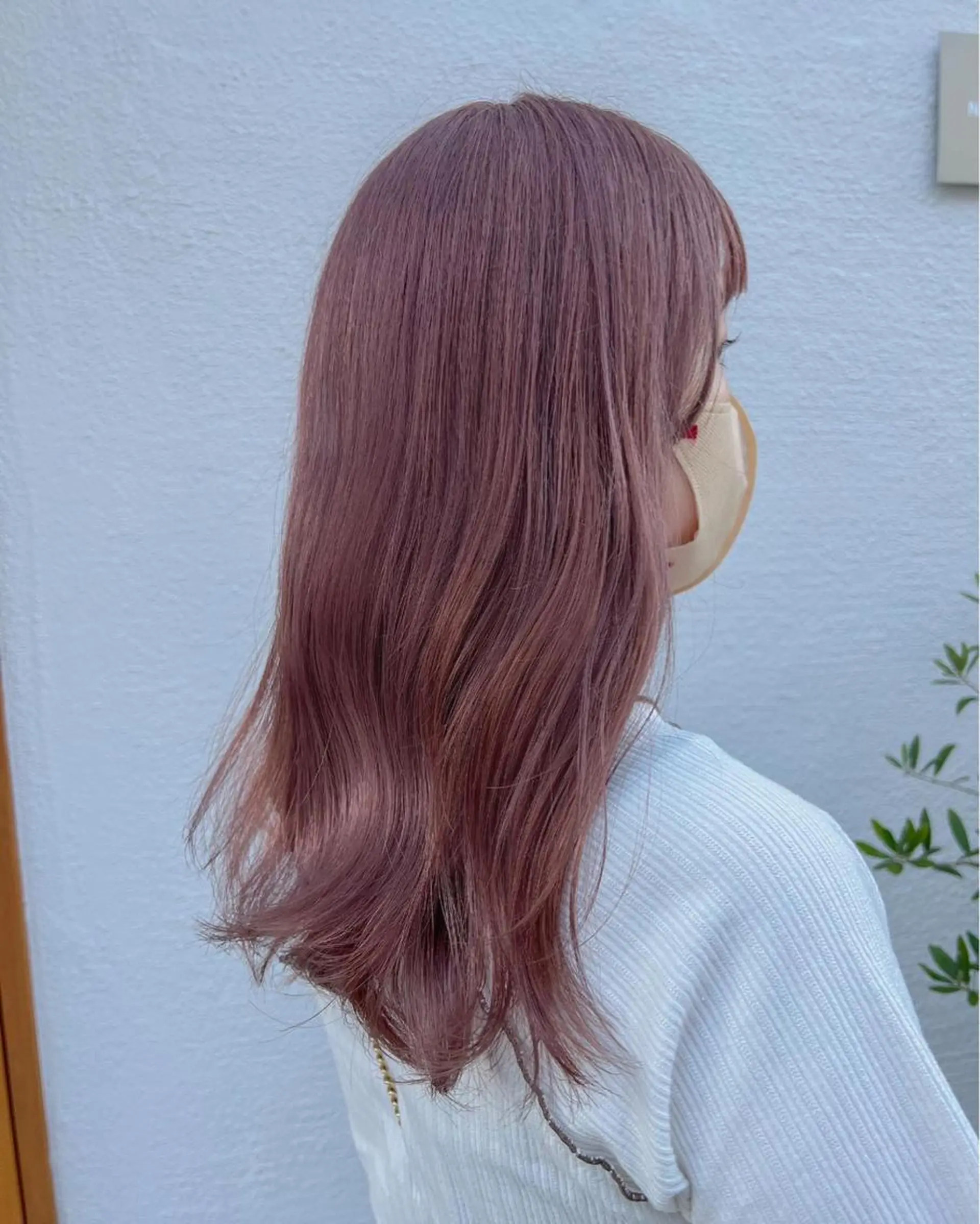 ロング カラー ベージュカラー ダブルカラー ピンクカラー ピンクベージュ カット ヘアカラー トリートメント 髪質改善/縮毛/ボブ CHIHIROのヘアスタイル