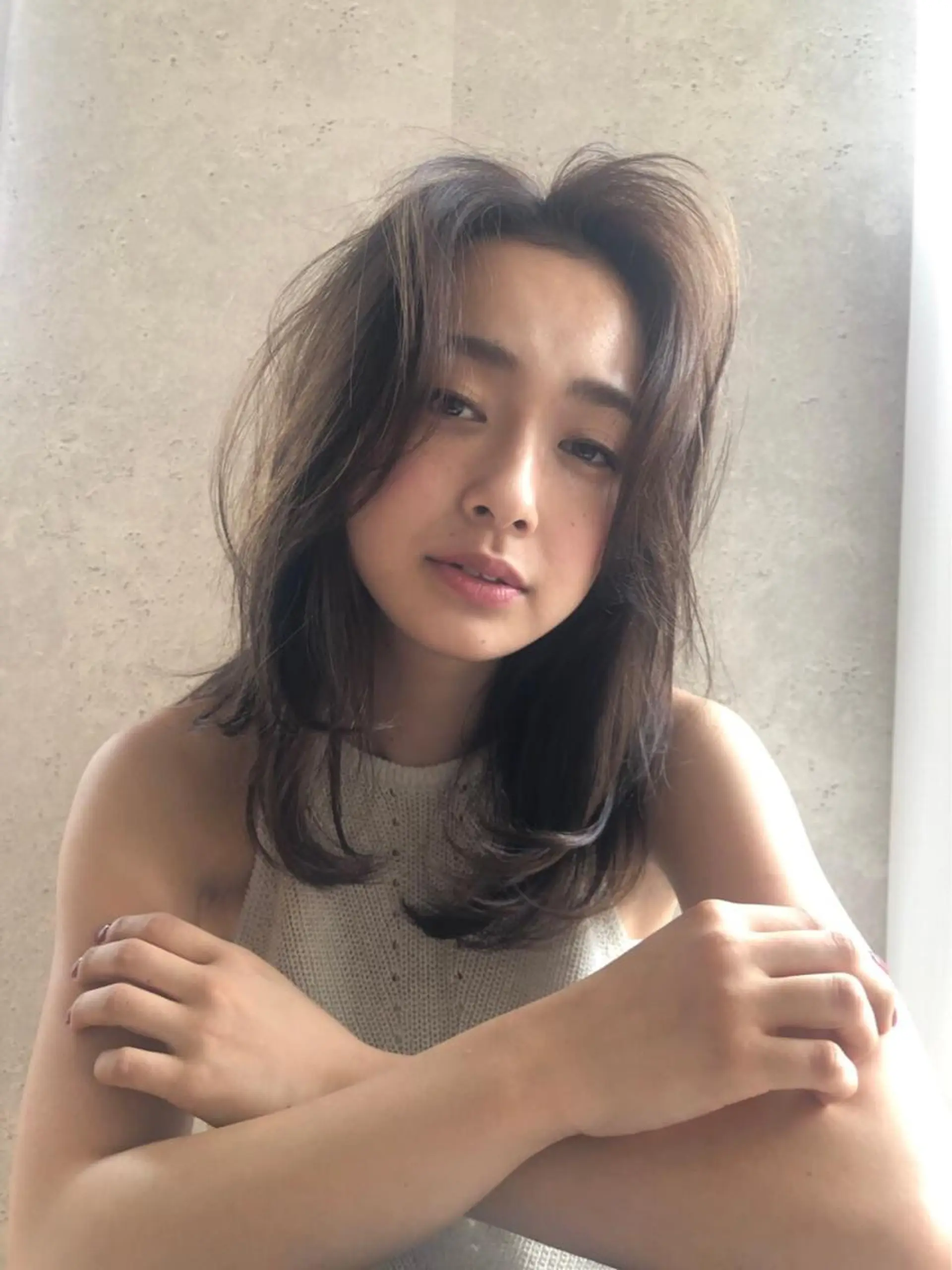 セミロング カット ヘアカラー ショート/ボブ /パーマ🌿柏原良亮のヘアスタイル