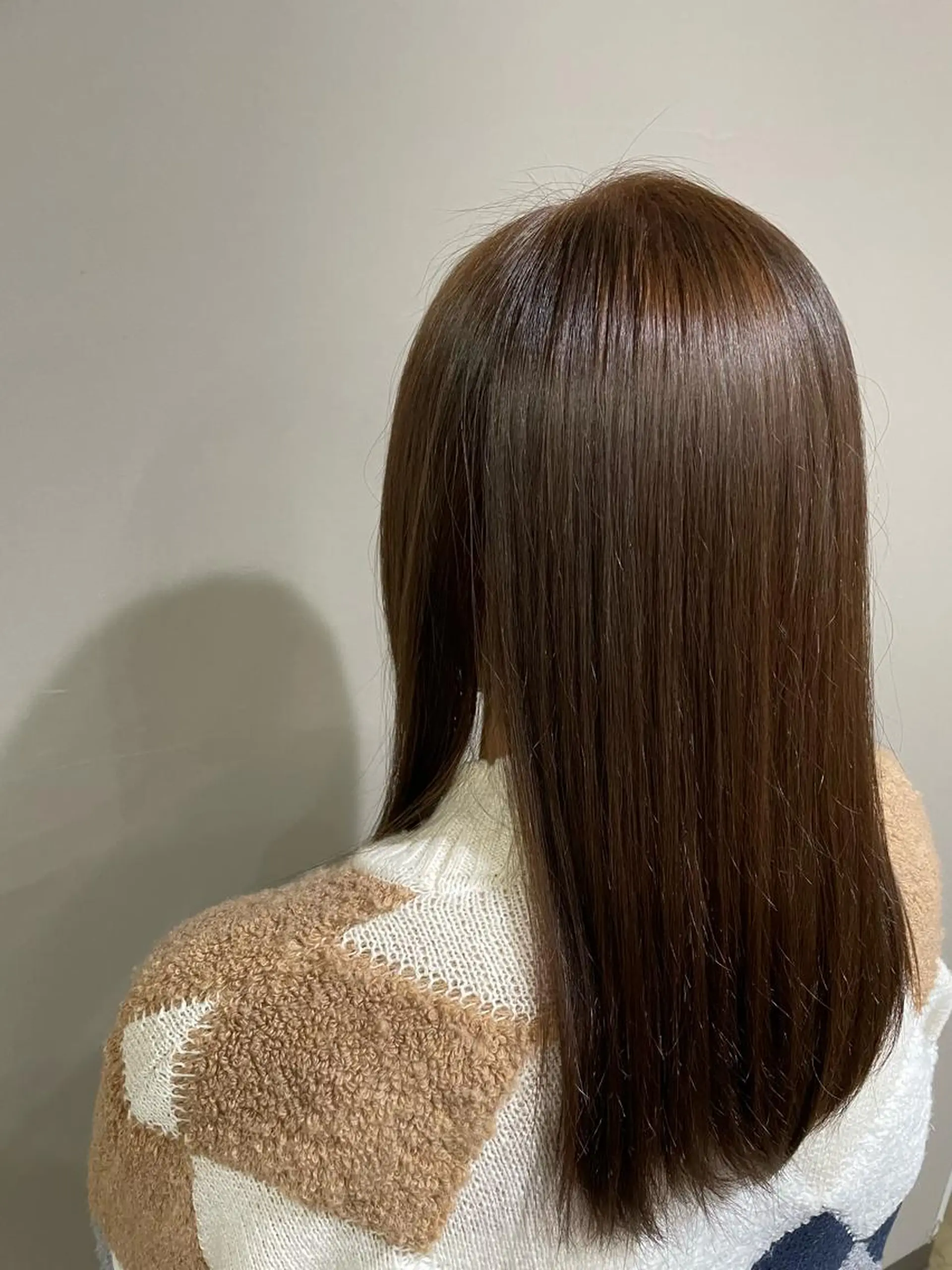 カラー ブラウンカラー ヘアカラー 中嶋 玲奈のヘアスタイル