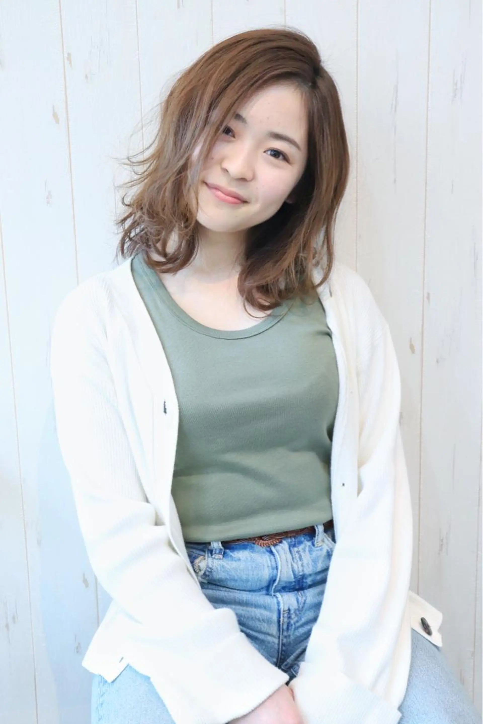 セミロング [店長]加地 峻のヘアスタイル