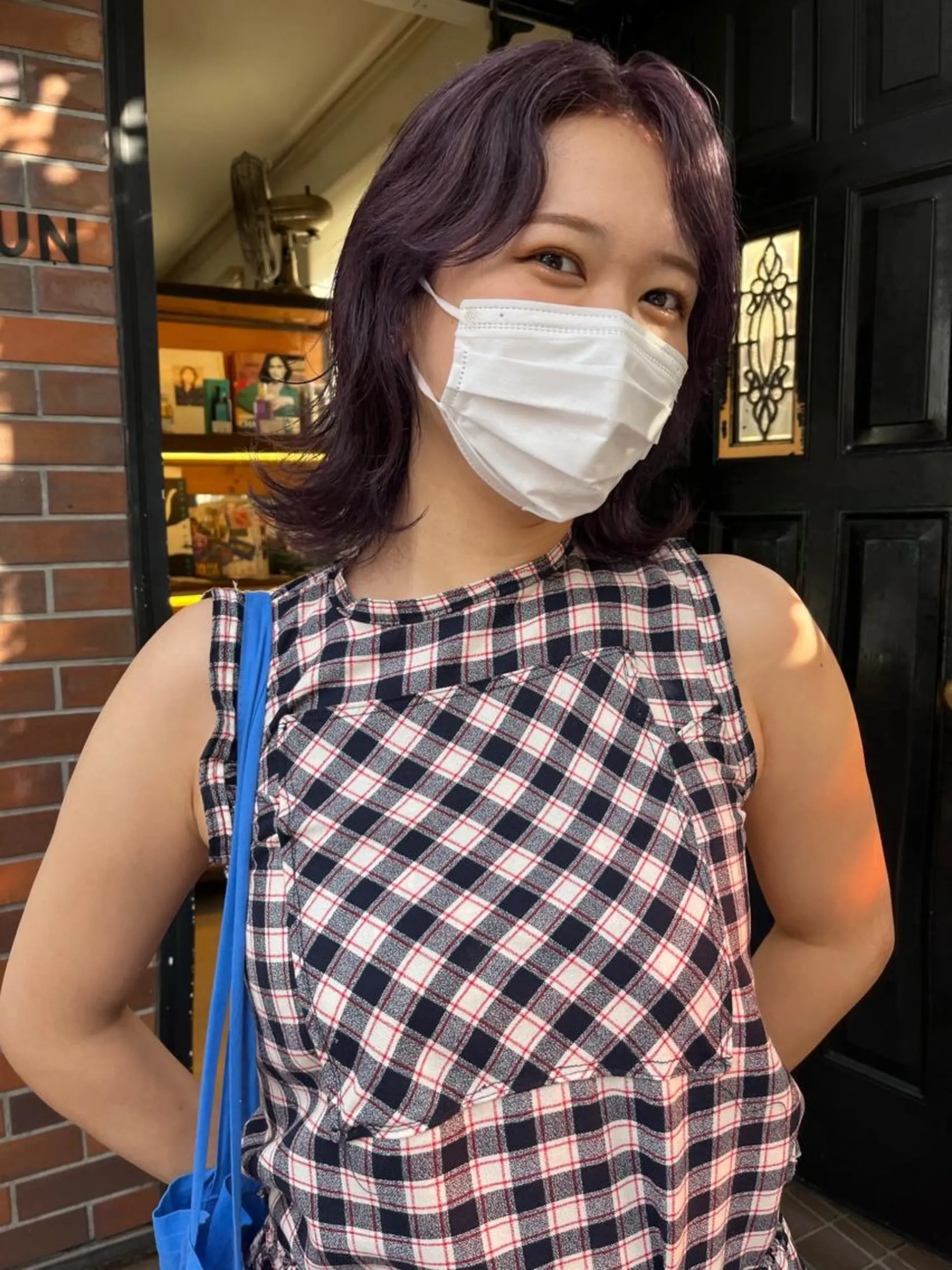 ミディアム カラー eri kinjoのヘアスタイル