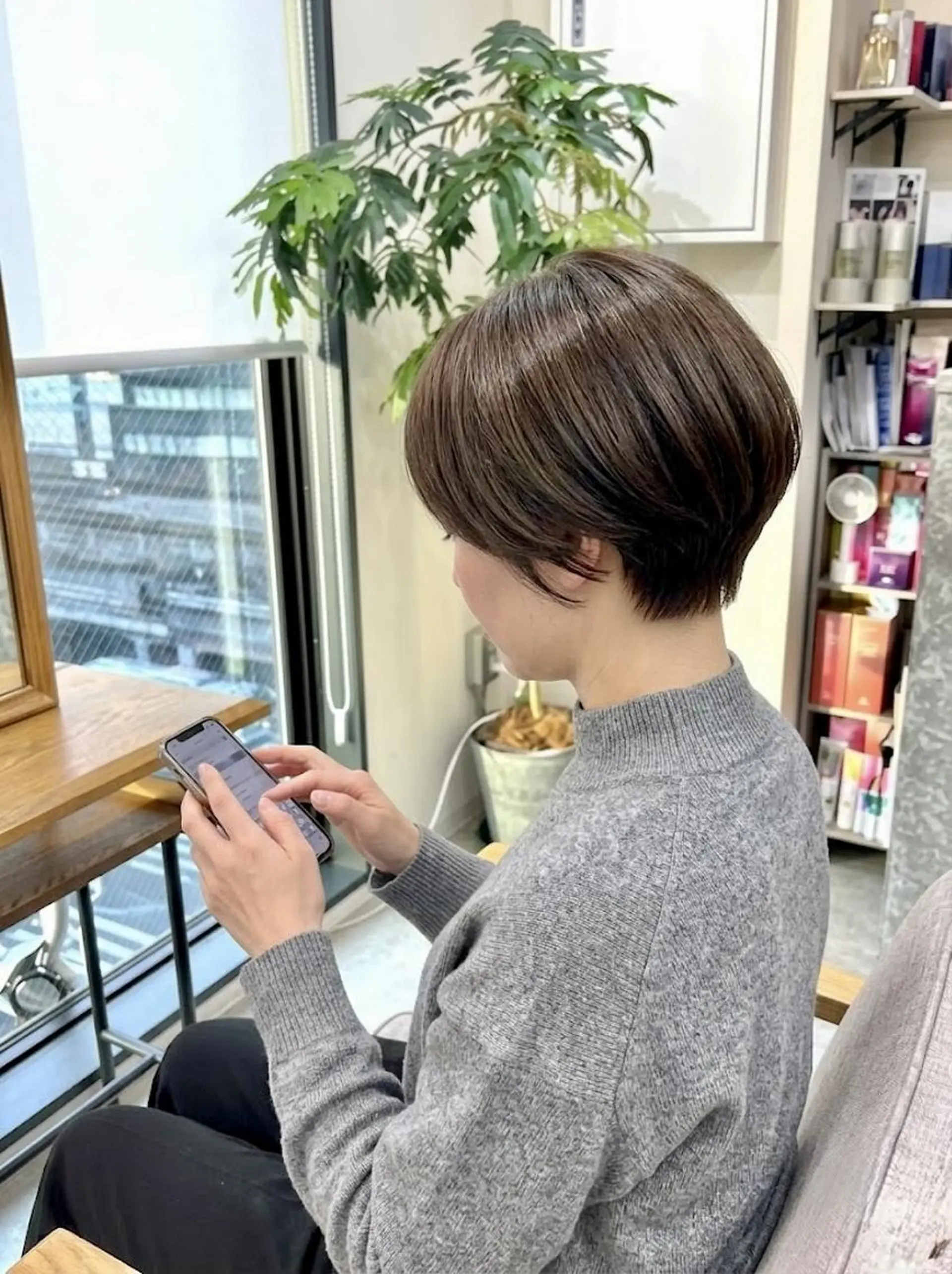 ショート ショートヘア 桜木町 2分 ミセスショートのヘアスタイル