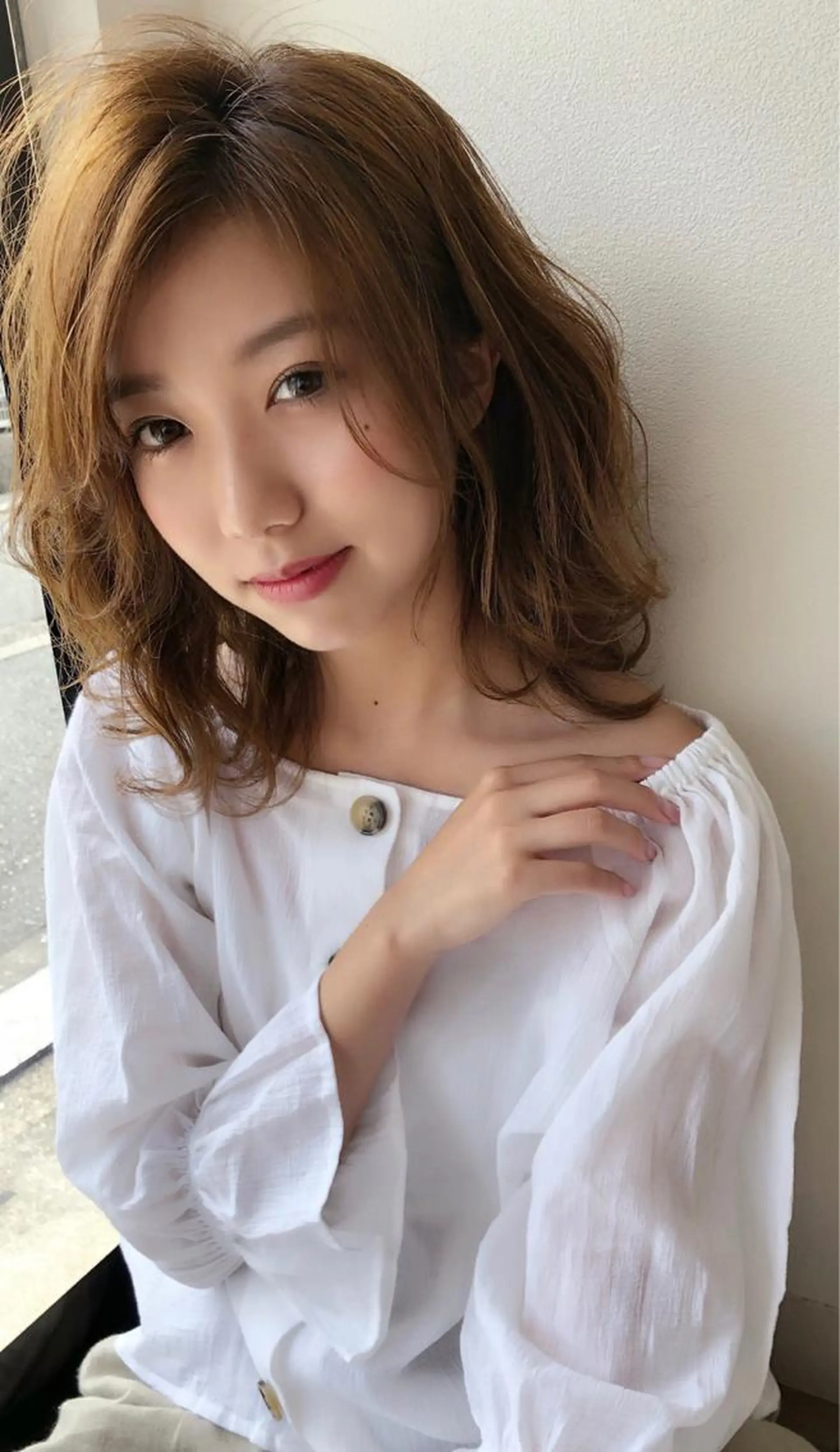 ミディアム village放出 エリアNO1サロンのヘアスタイル