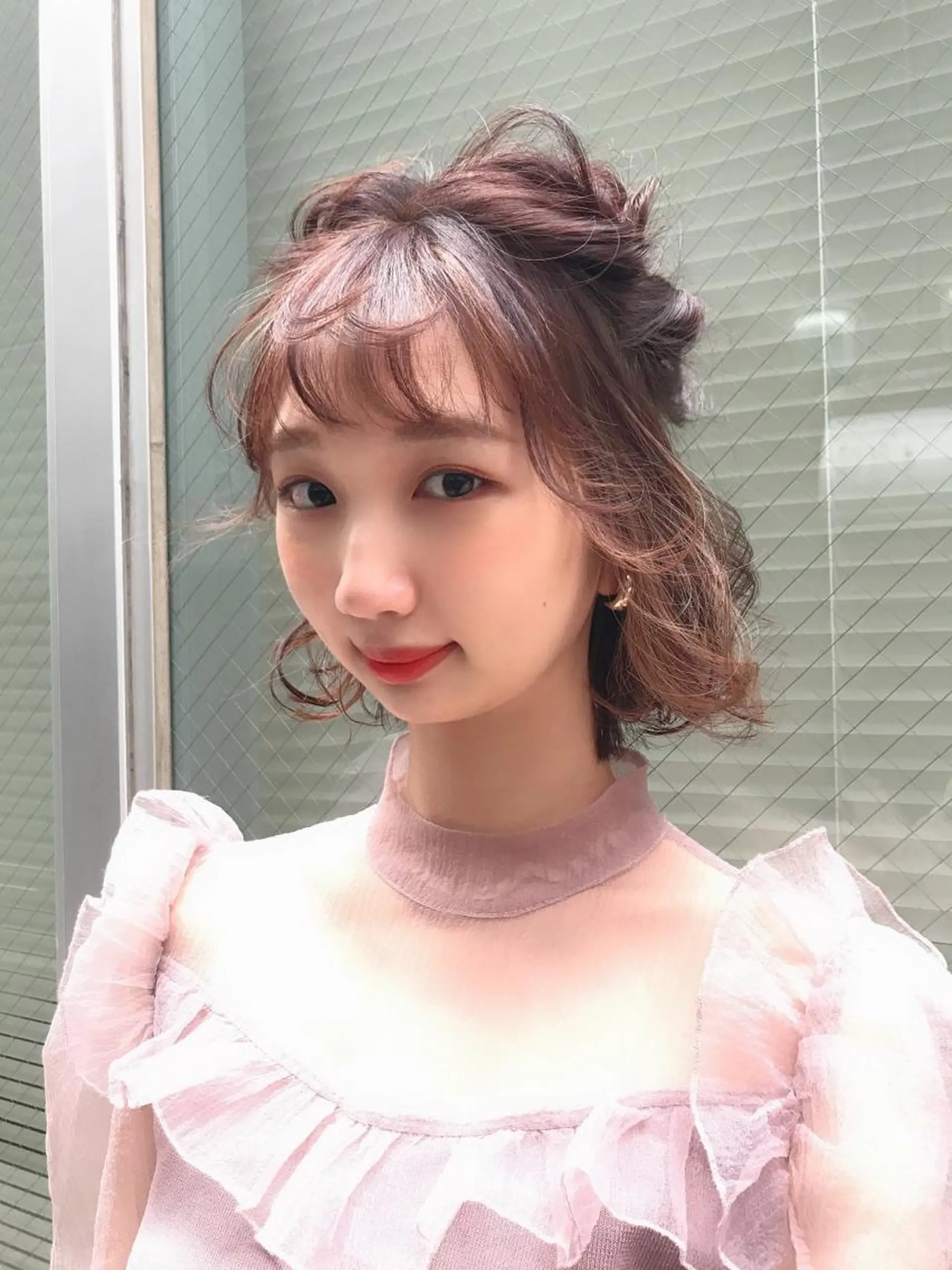 ミディアム ヘアアレンジ カット トリートメント ヘアセット ✂️似合わせの魔術師 石田一樹✂️のヘアスタイル