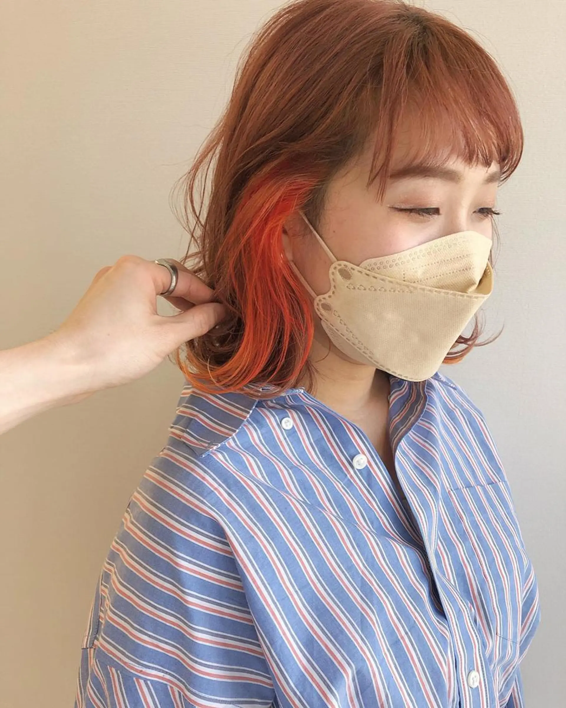 カラー アディクシーカラー アッシュ ブリーチ ダブルカラー グラデーションカラー 🌈ハイトーン/ ワタル🌈のヘアスタイル