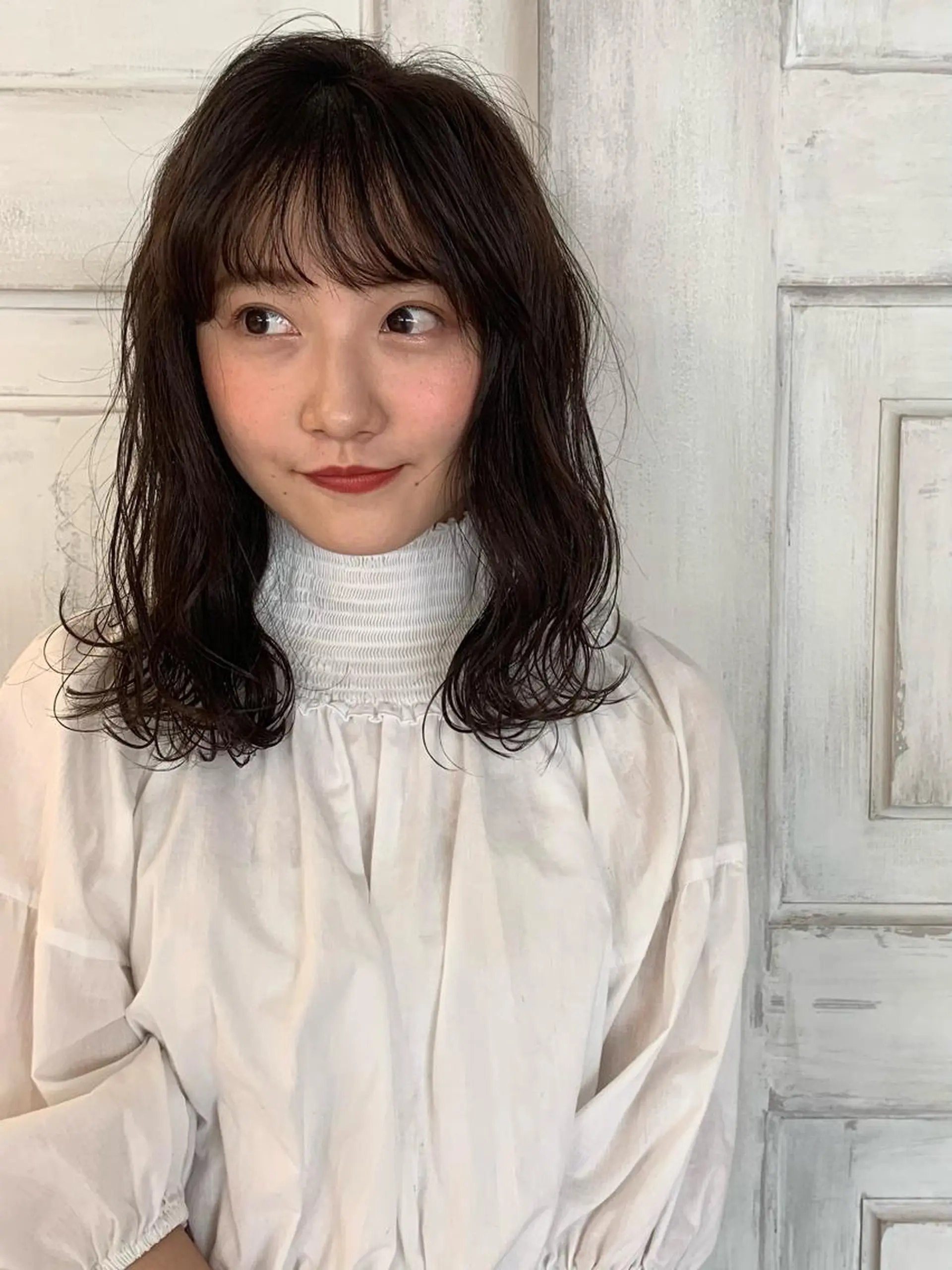 セミロング カラー カット 🎼レイヤー/透明感 カラー/nene♬のヘアスタイル