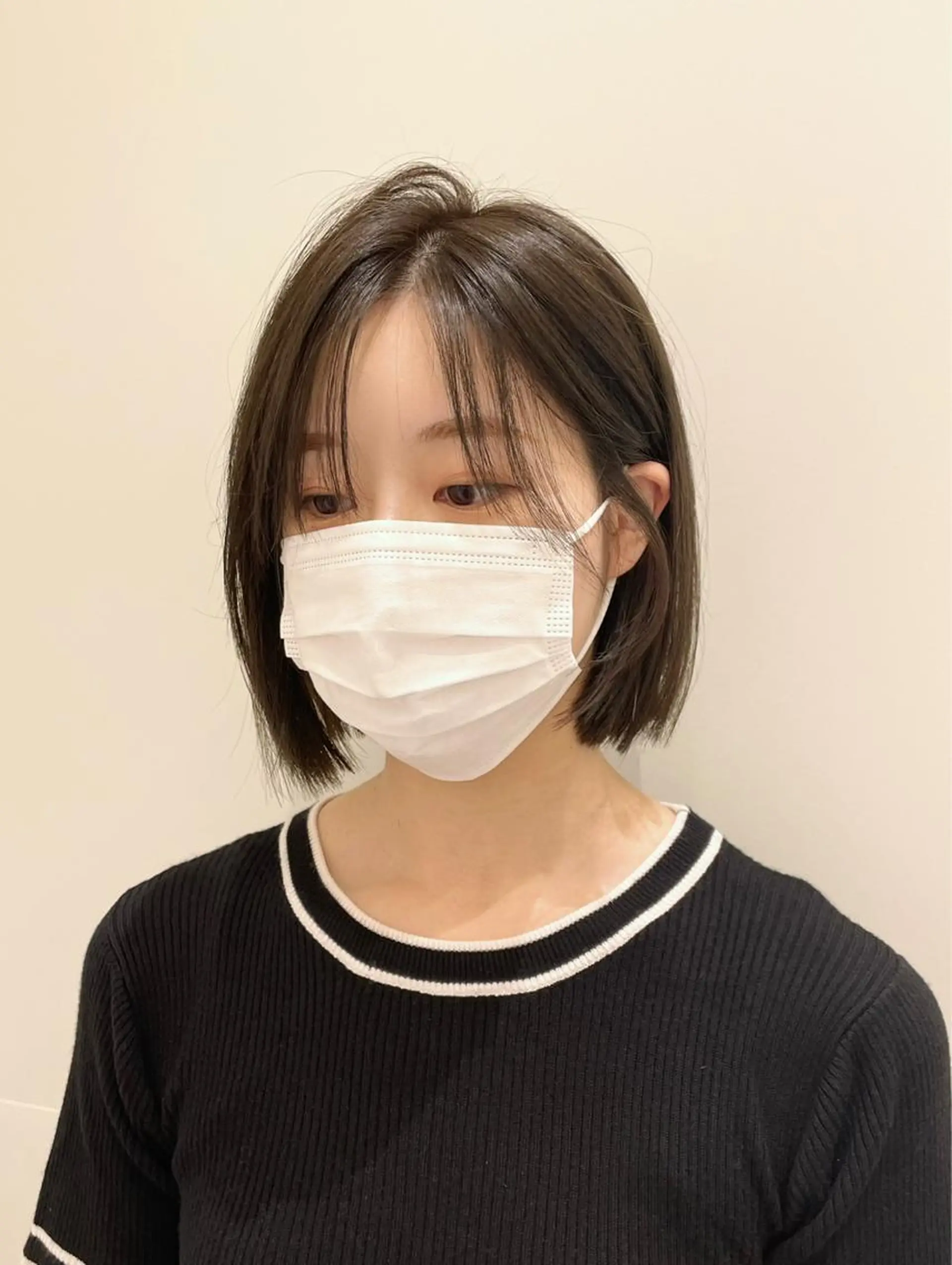 ショート ボブ 韓国風ヘア カット ヘアカラー トリートメント ❤︎︎韓国ヘア❤︎︎ 𝑺𝒉𝒊𝒉𝒐のヘアスタイル