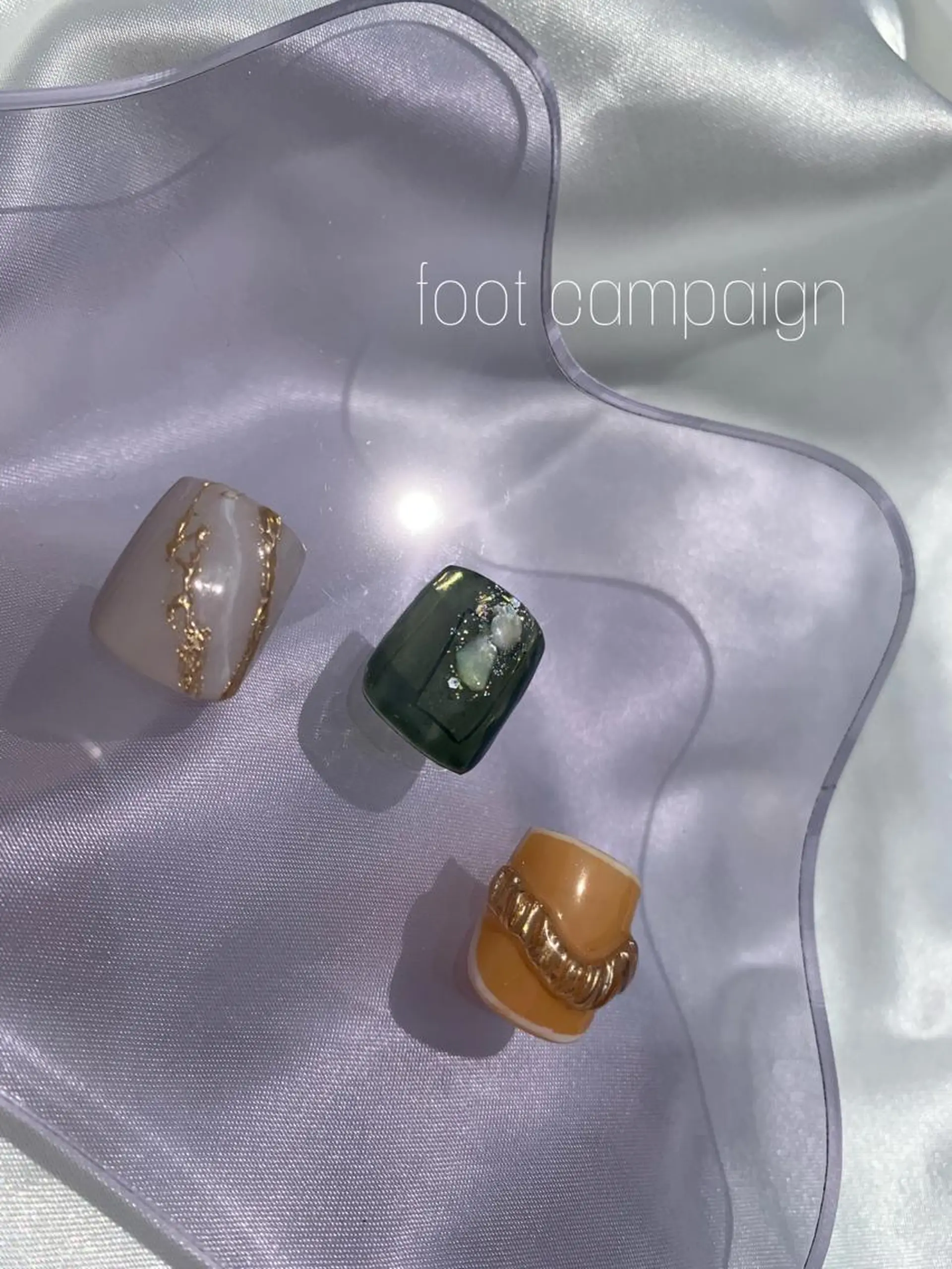 ネイル フットネイル happiness nailのネイルデザイン