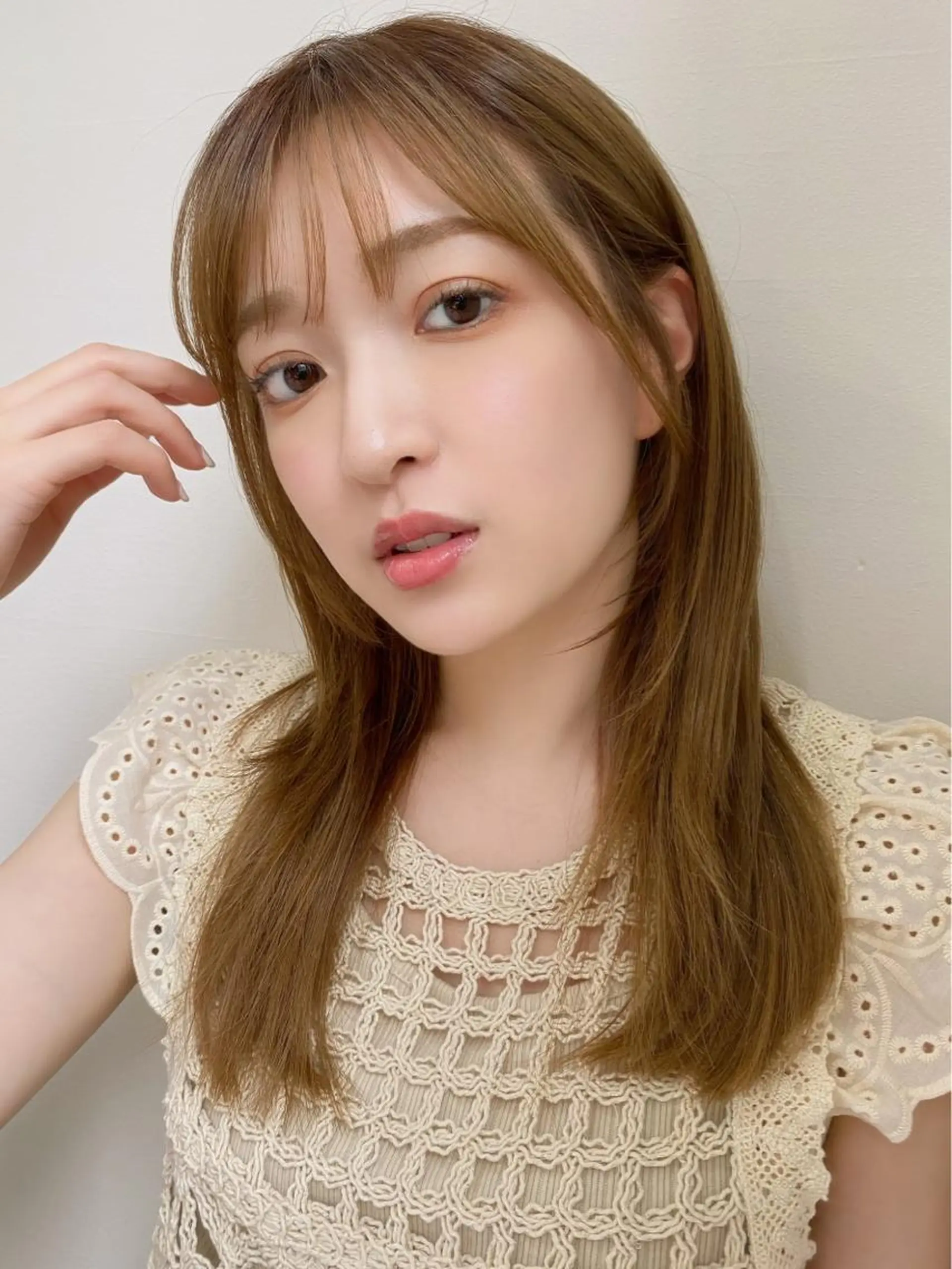 セミロング カラー 🪭risa 暖色/レイヤー🪭のヘアスタイル