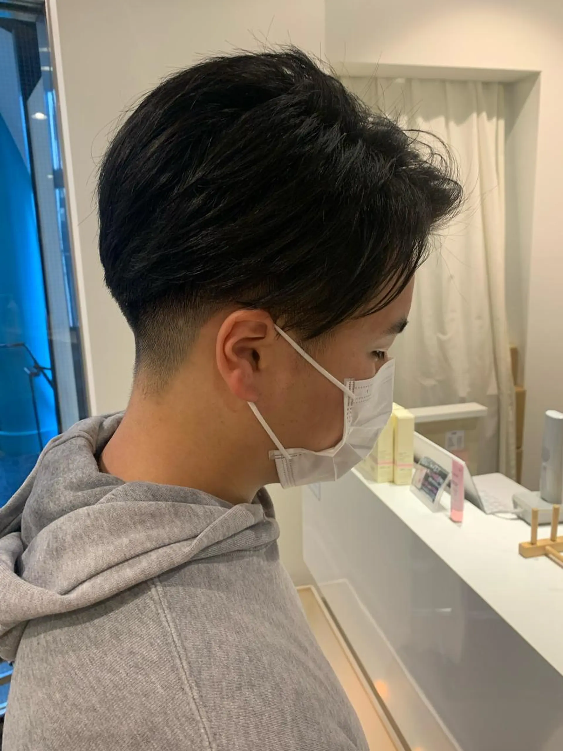 ショート メンズ ショートボブ メンズハイトーン メンズインナーカラー メンズ韓国風 メンズパーマ カット 店長/髪質改善/ ナチュラル/松若　優のヘアスタイル