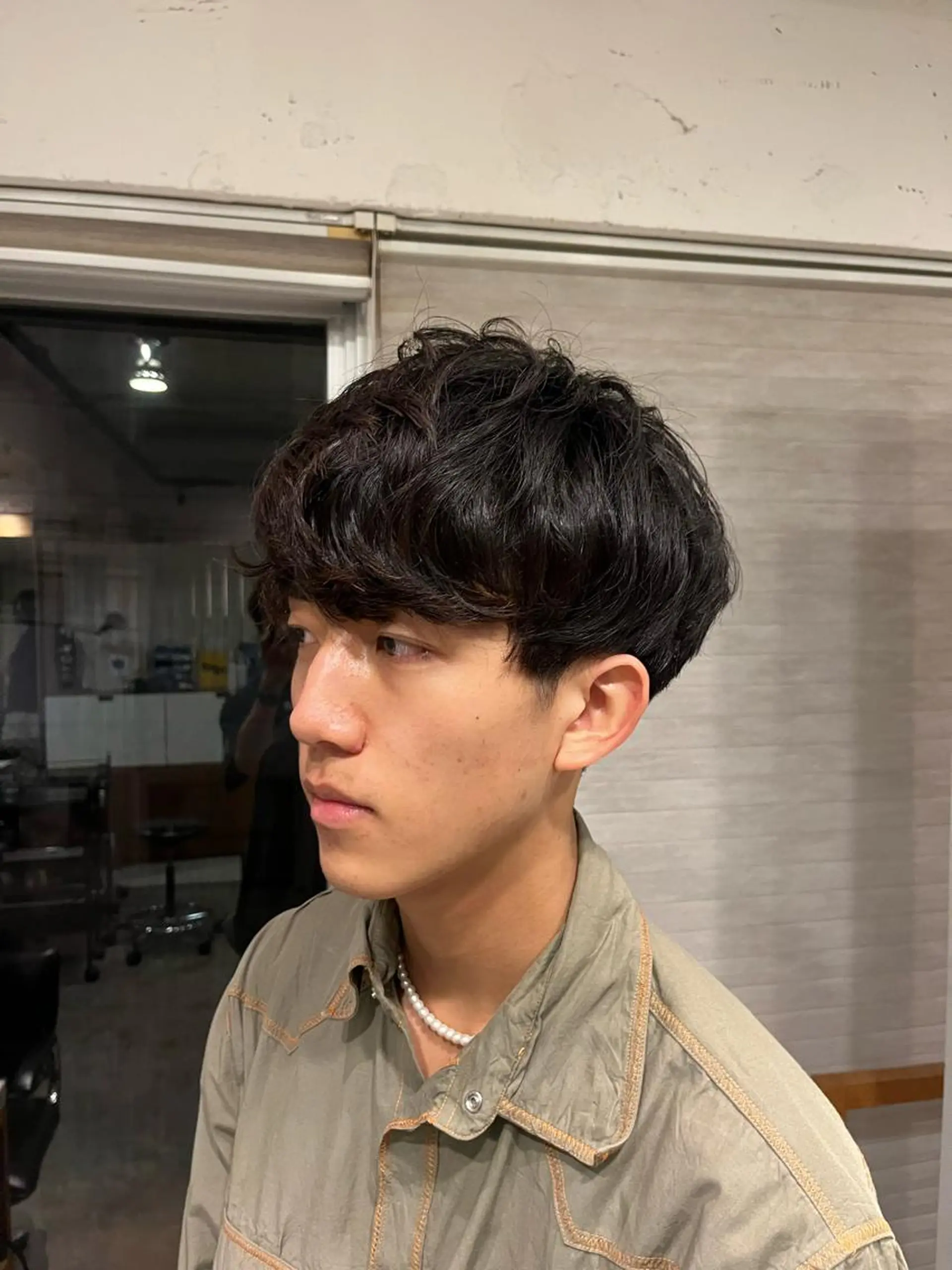 ショート メンズ うる艶カラー/恵比寿 ベージュ/丸山陽平のヘアスタイル