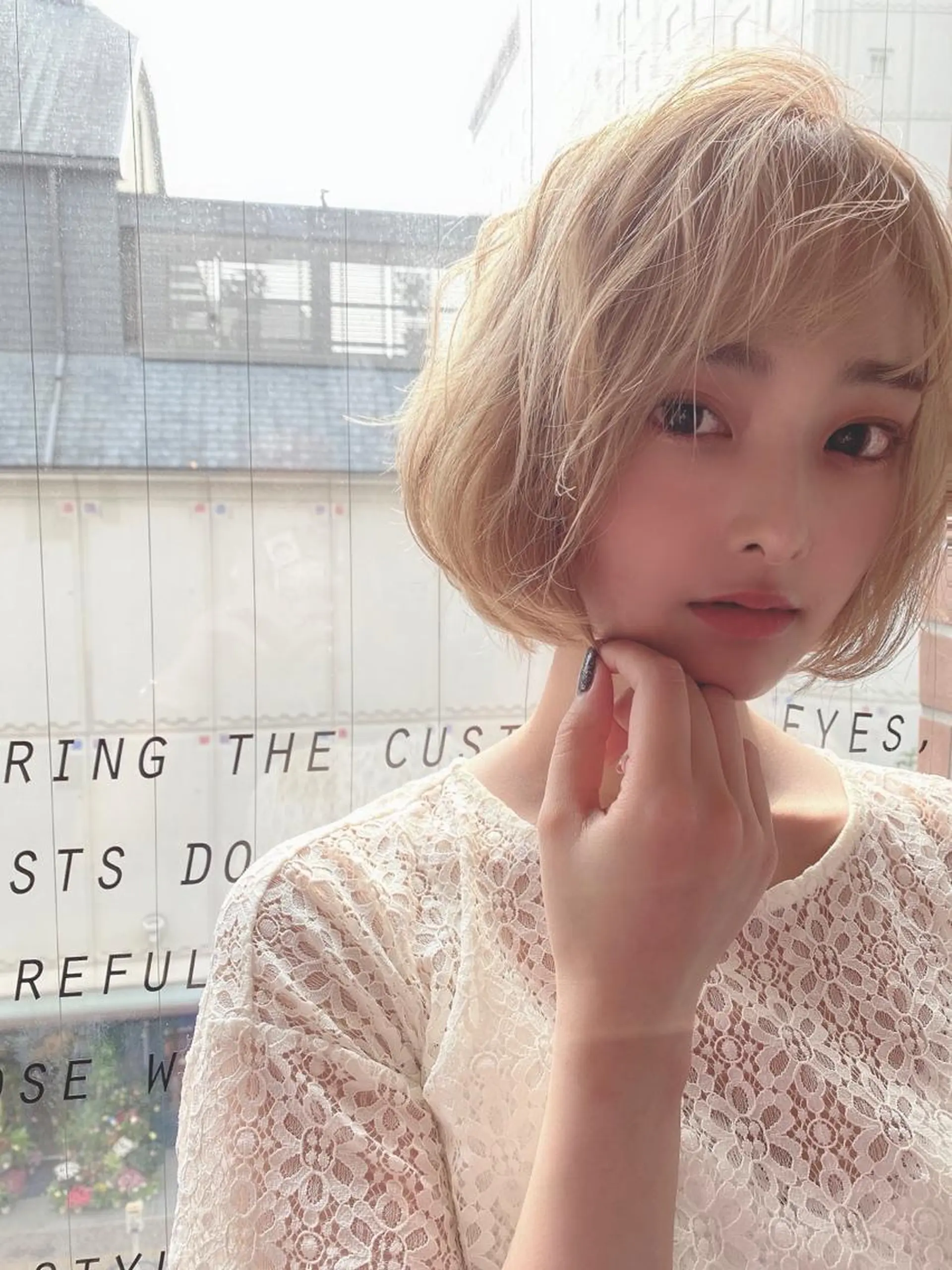 ショート カラー パーマ ヘアアレンジ メンズ キッズ ケアブリーチ×ハイト ーン専門/SHOTAのヘアスタイル