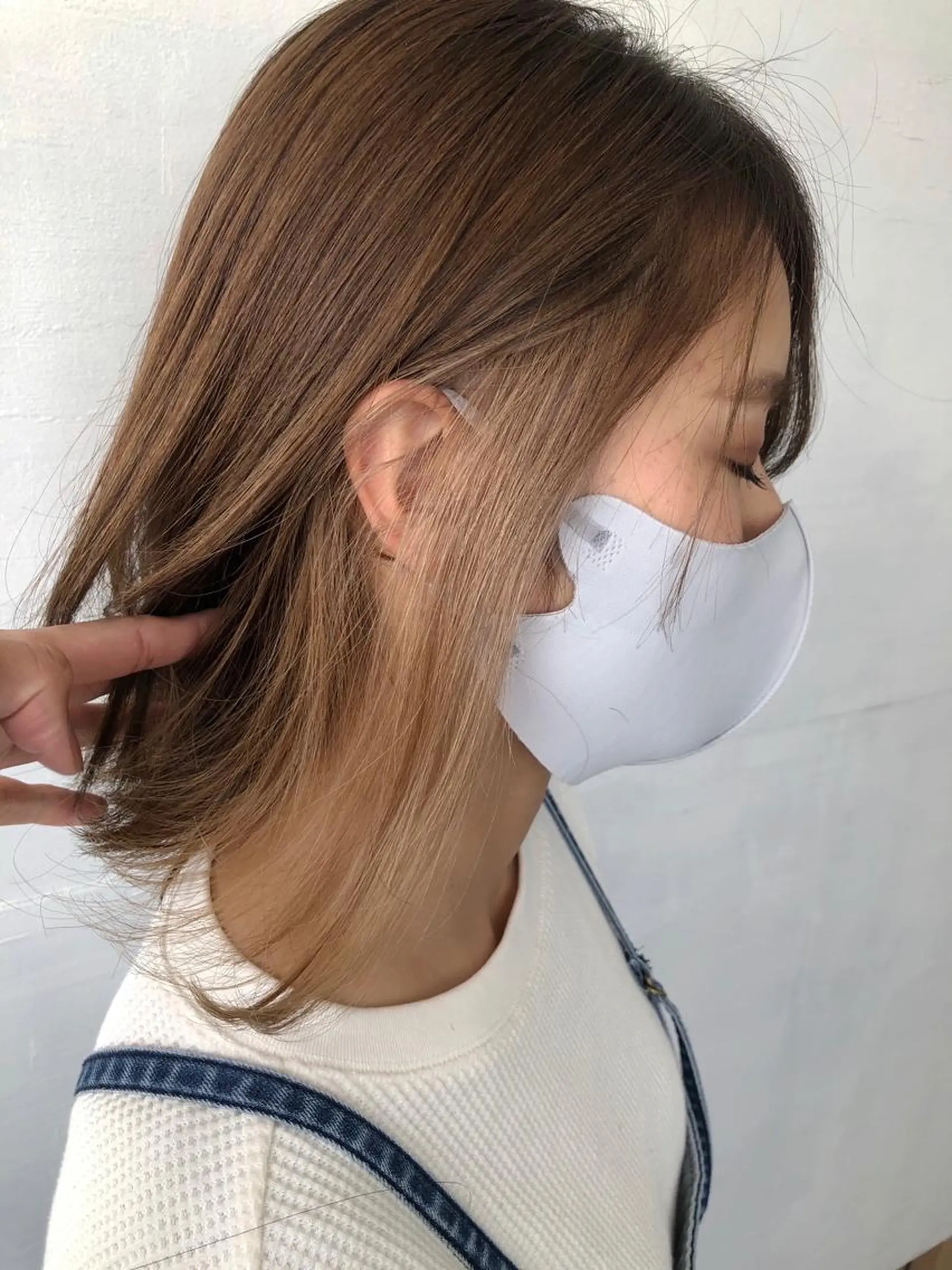 ミディアム カラー かわさき ともやのヘアスタイル