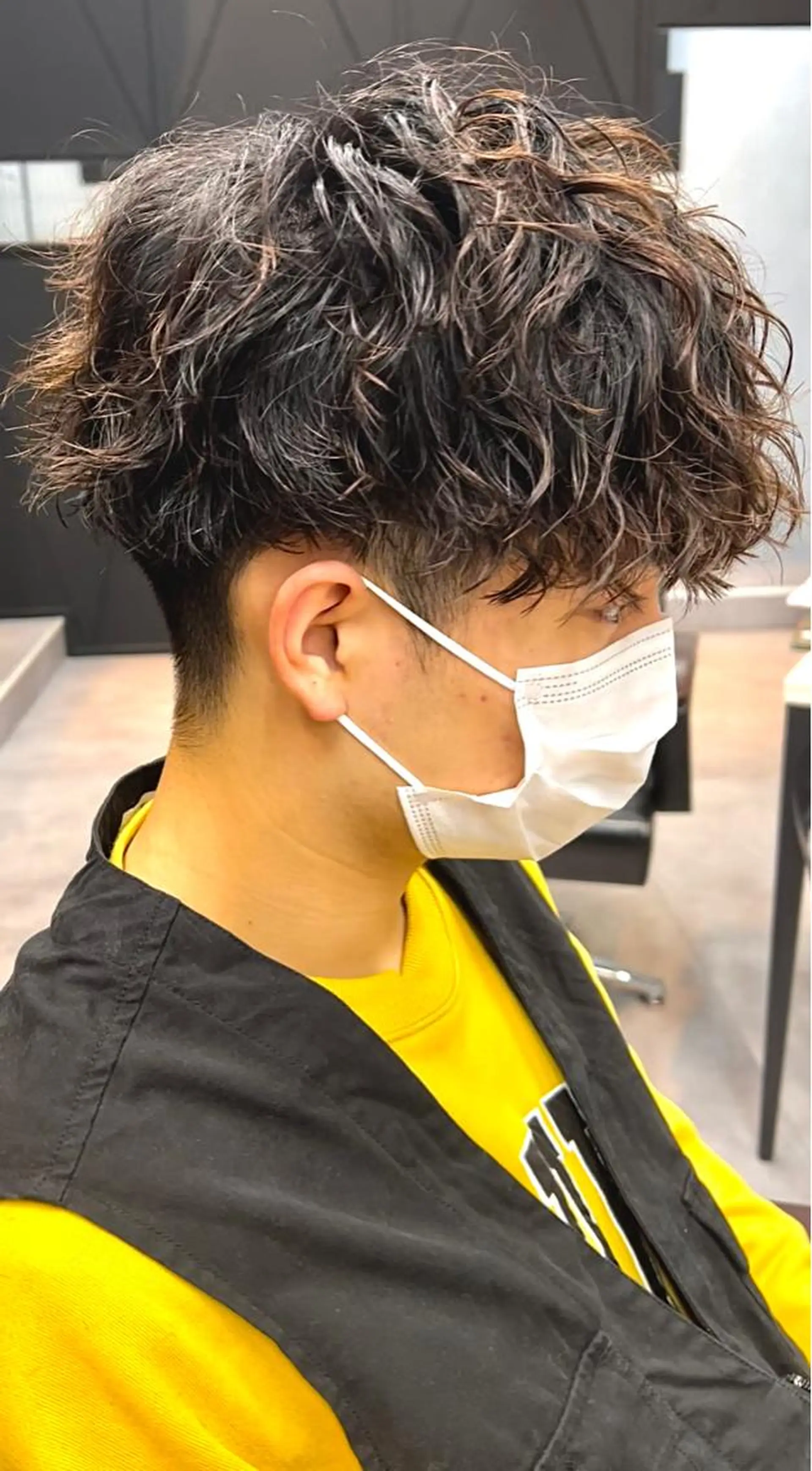 ショート パーマ メンズ 🦩パーマン🦩佐藤 航太のヘアスタイル