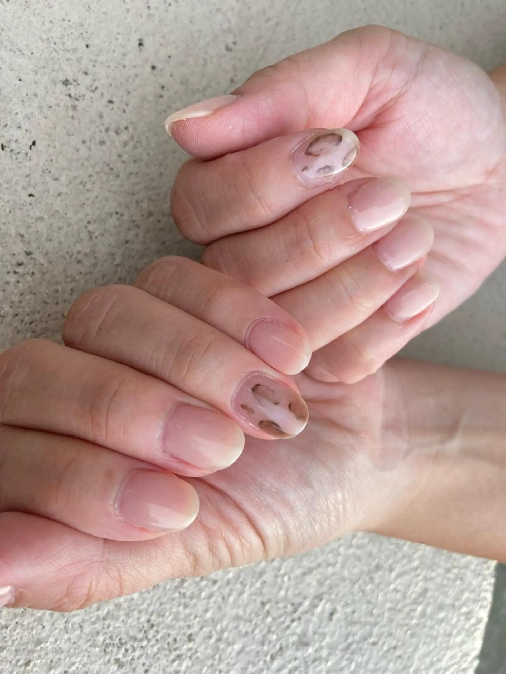 ショート ネイル ハンドネイル フットネイル ✴︎ Delightのネイルデザイン