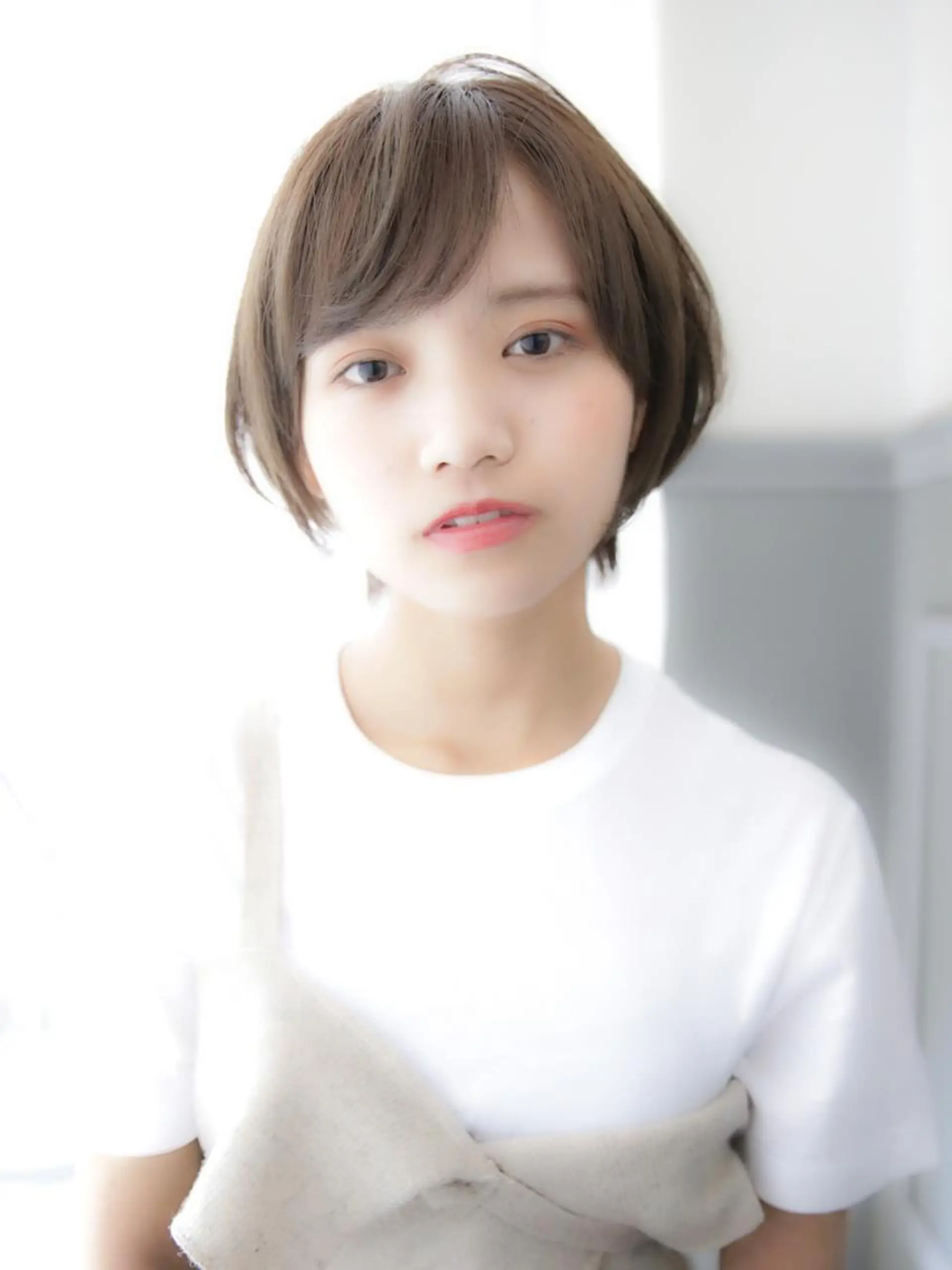 ショート カラー レイヤーカット✂️ 横浜No1♡下鳥翔子のヘアスタイル
