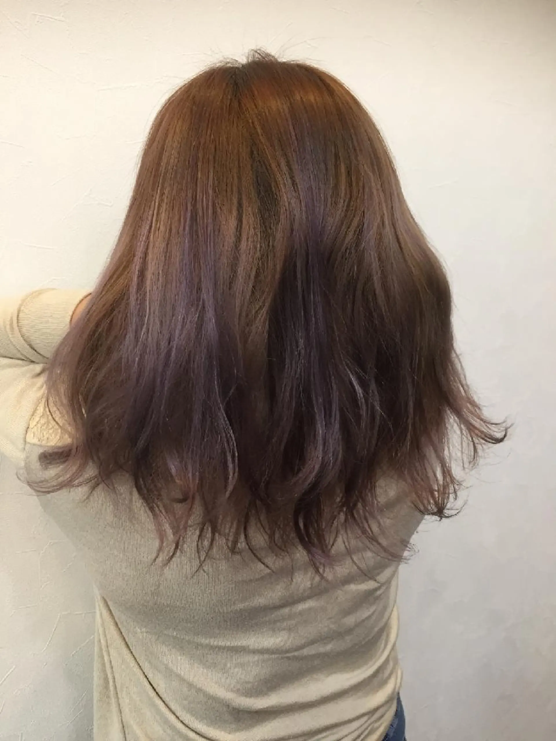 ミディアム カット ヘアカラー トリートメント 🌈カラー33∞円 🌈北綾瀬 谷中店のヘアスタイル