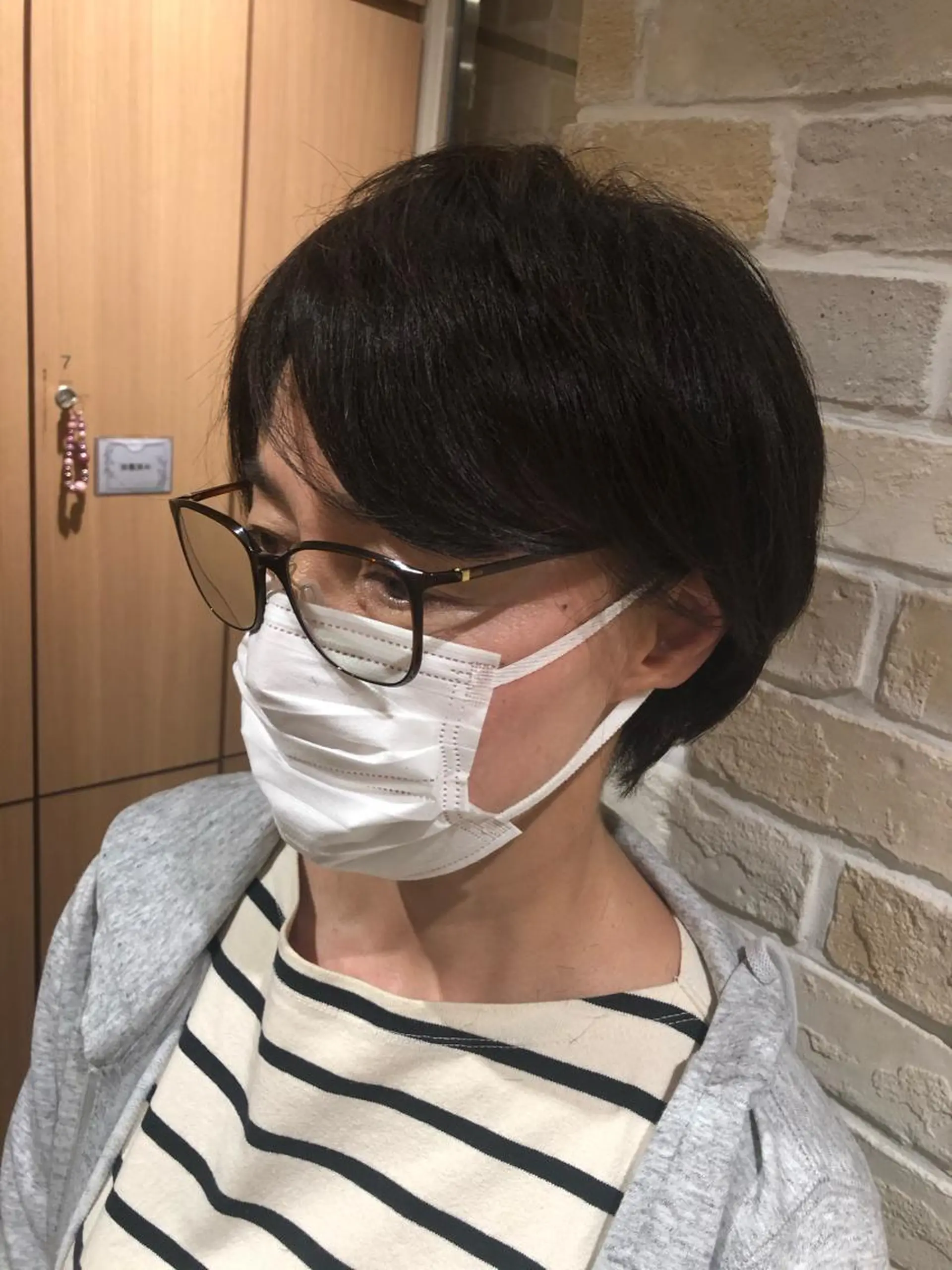 ショート ⬛️⬜️髪質改善⬛️ ⬜️藤川慎太郎のヘアスタイル