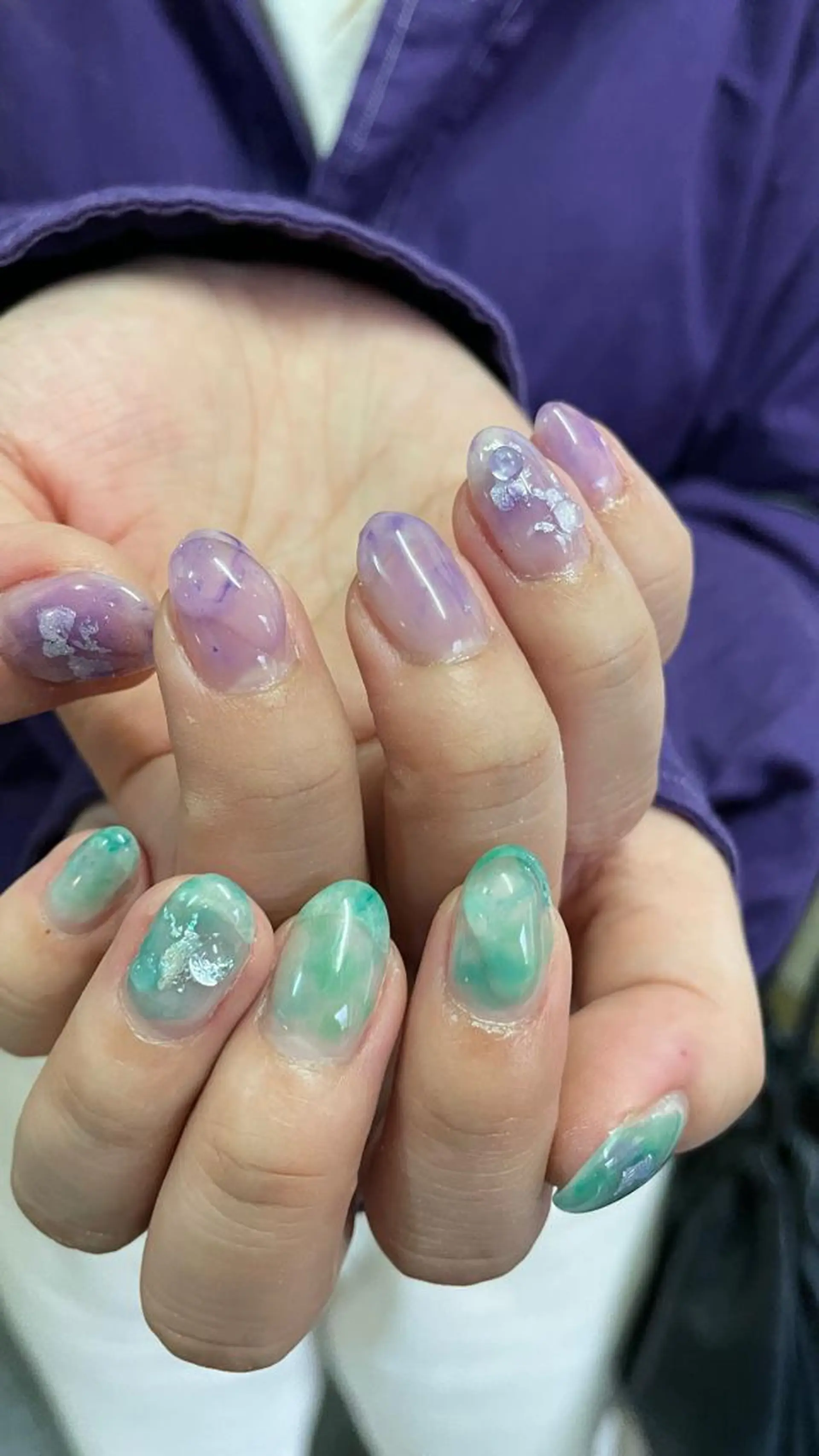 ネイル 栗田 ゆう子のネイルデザイン